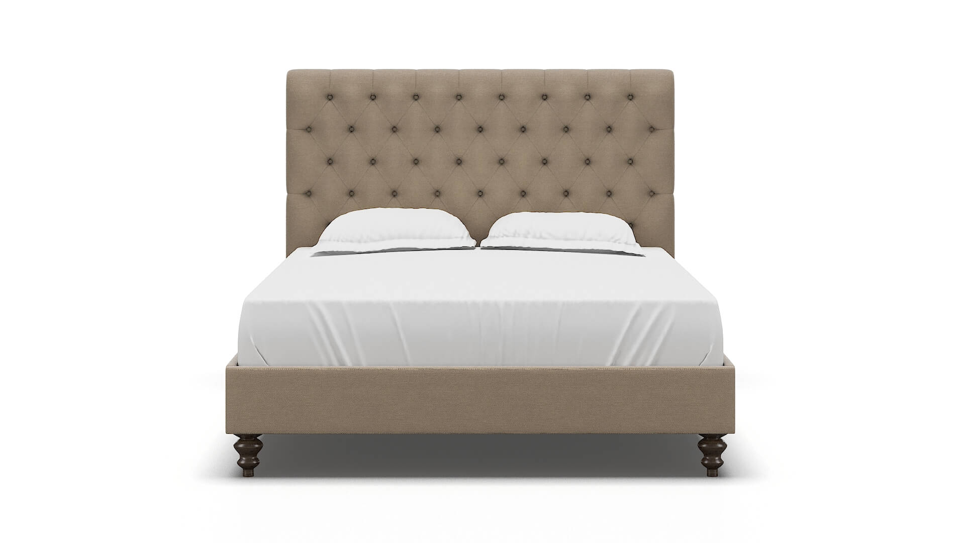 Decima Avenger Driftwood Bed espresso legs 1