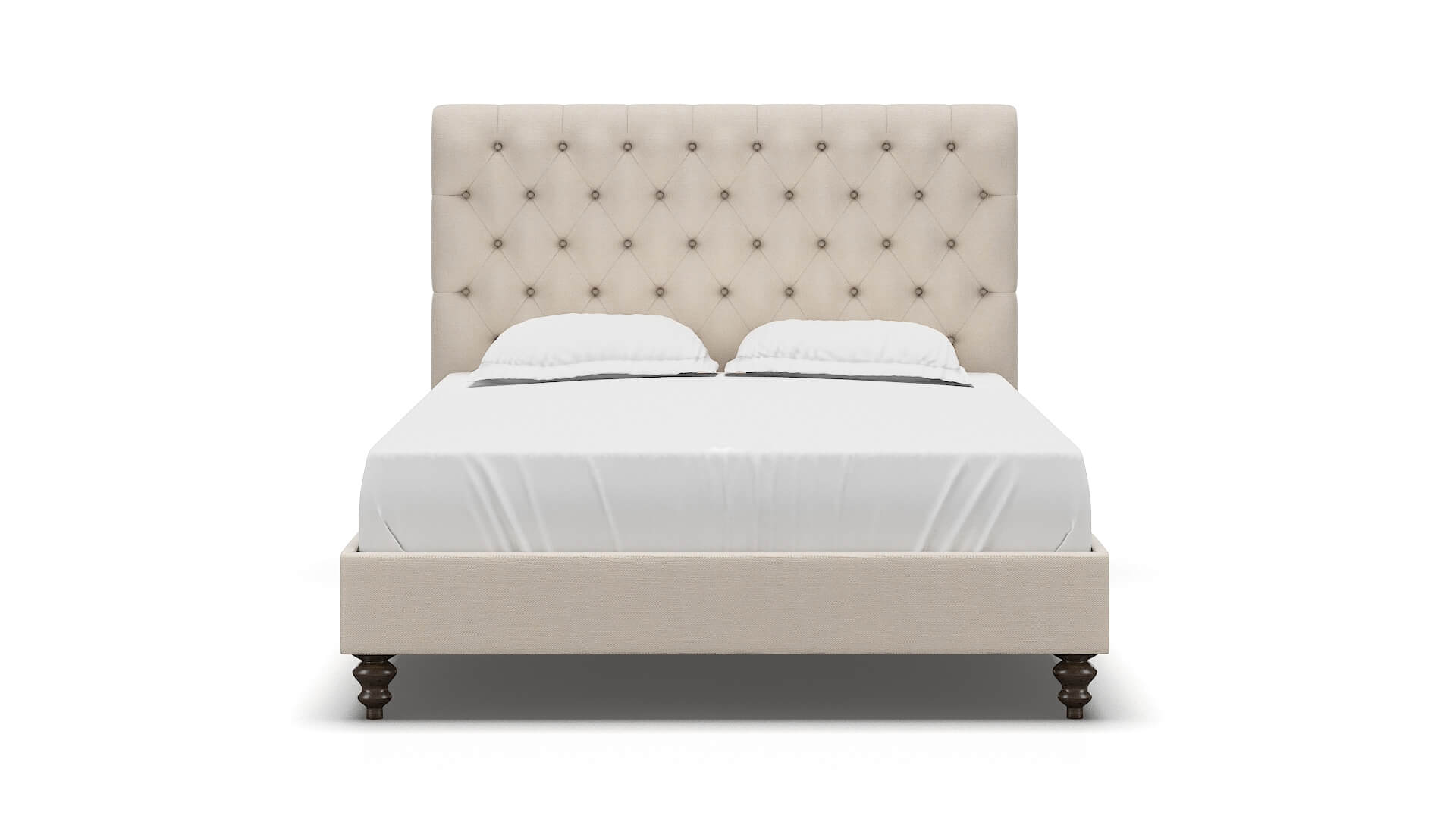 Decima Bella Buckwheat Bed espresso legs 1