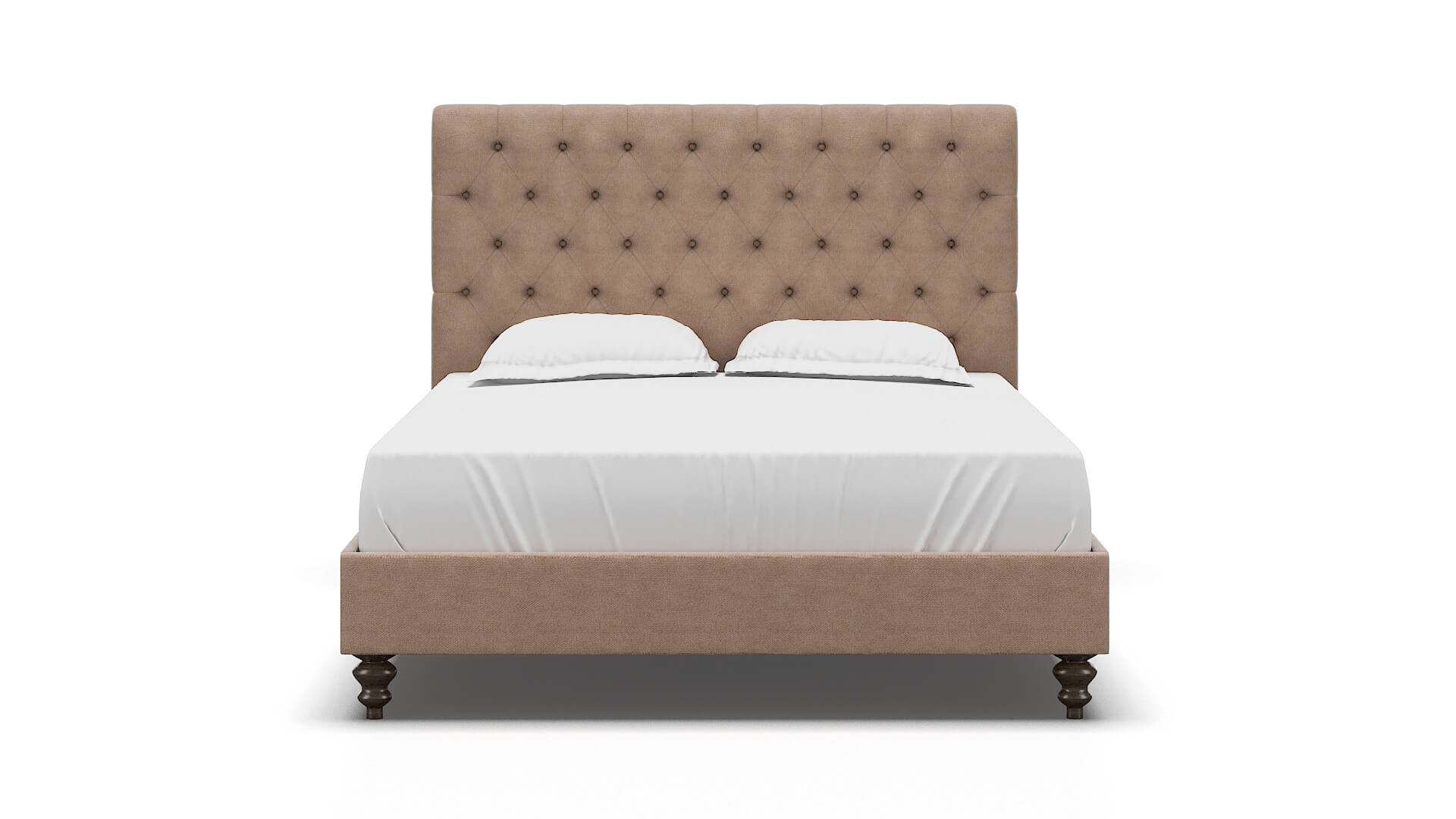 Decima Bella Cocoa Bed espresso legs 1