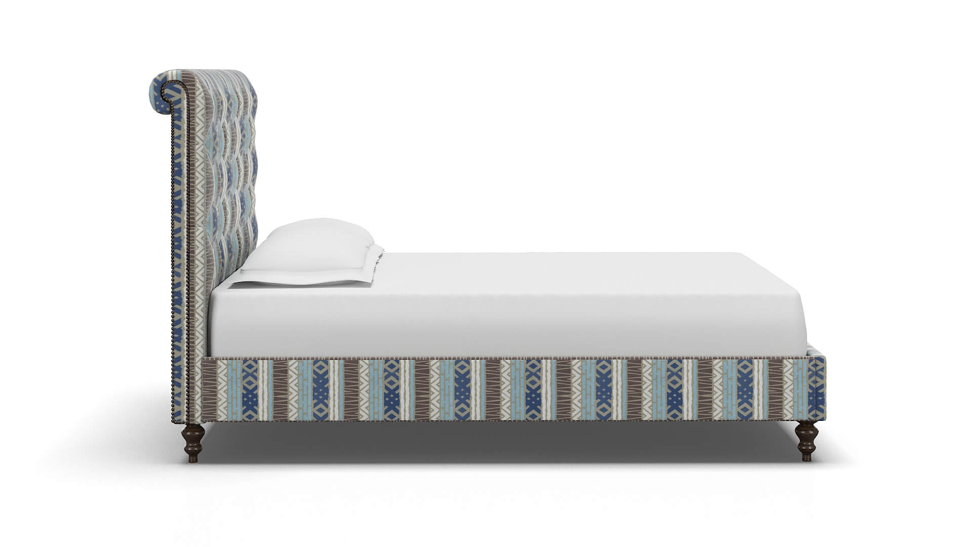 Decima Bodhi Indigo Bed espresso legs 3