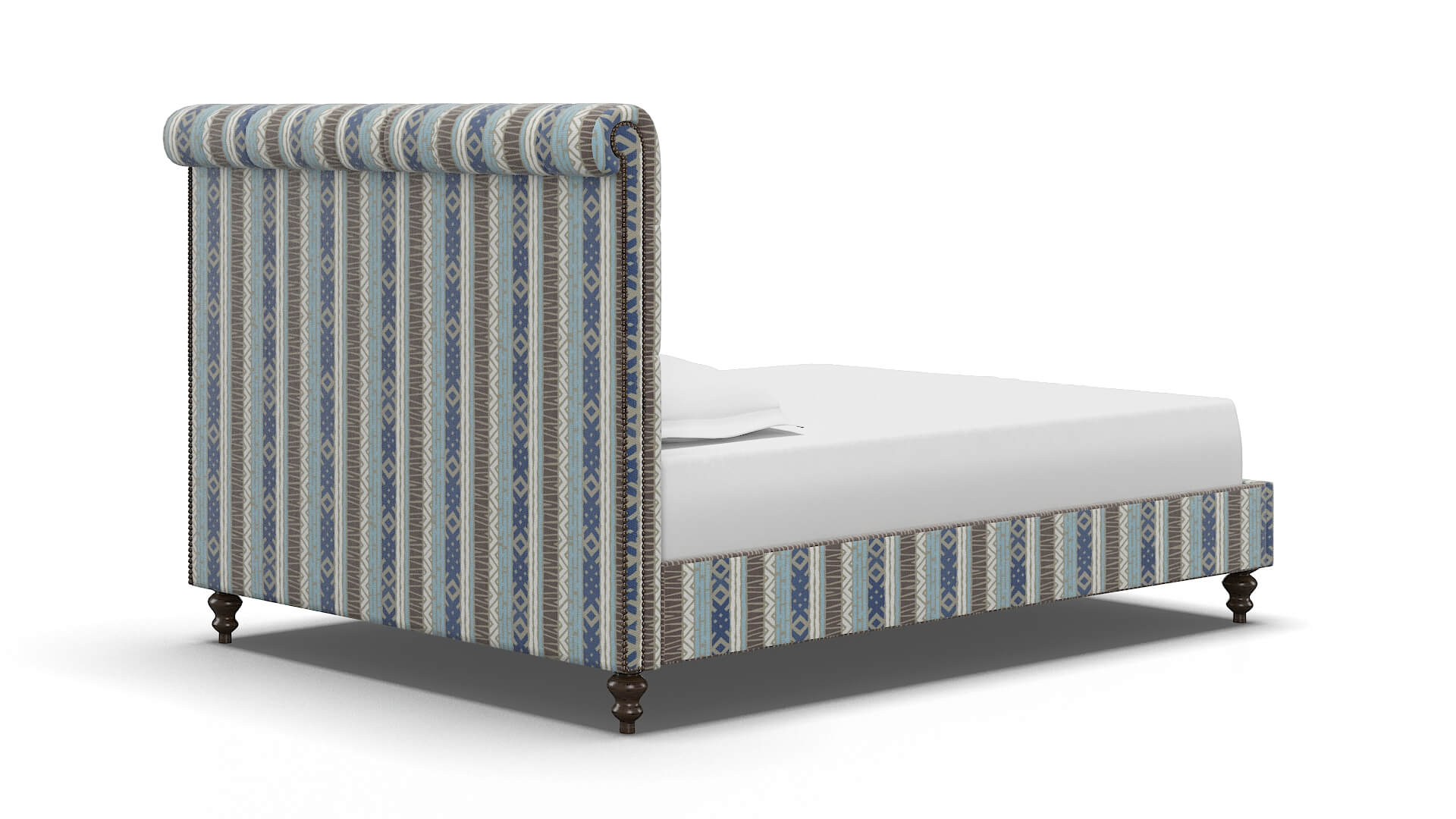 Decima Bodhi Indigo Bed espresso legs 4