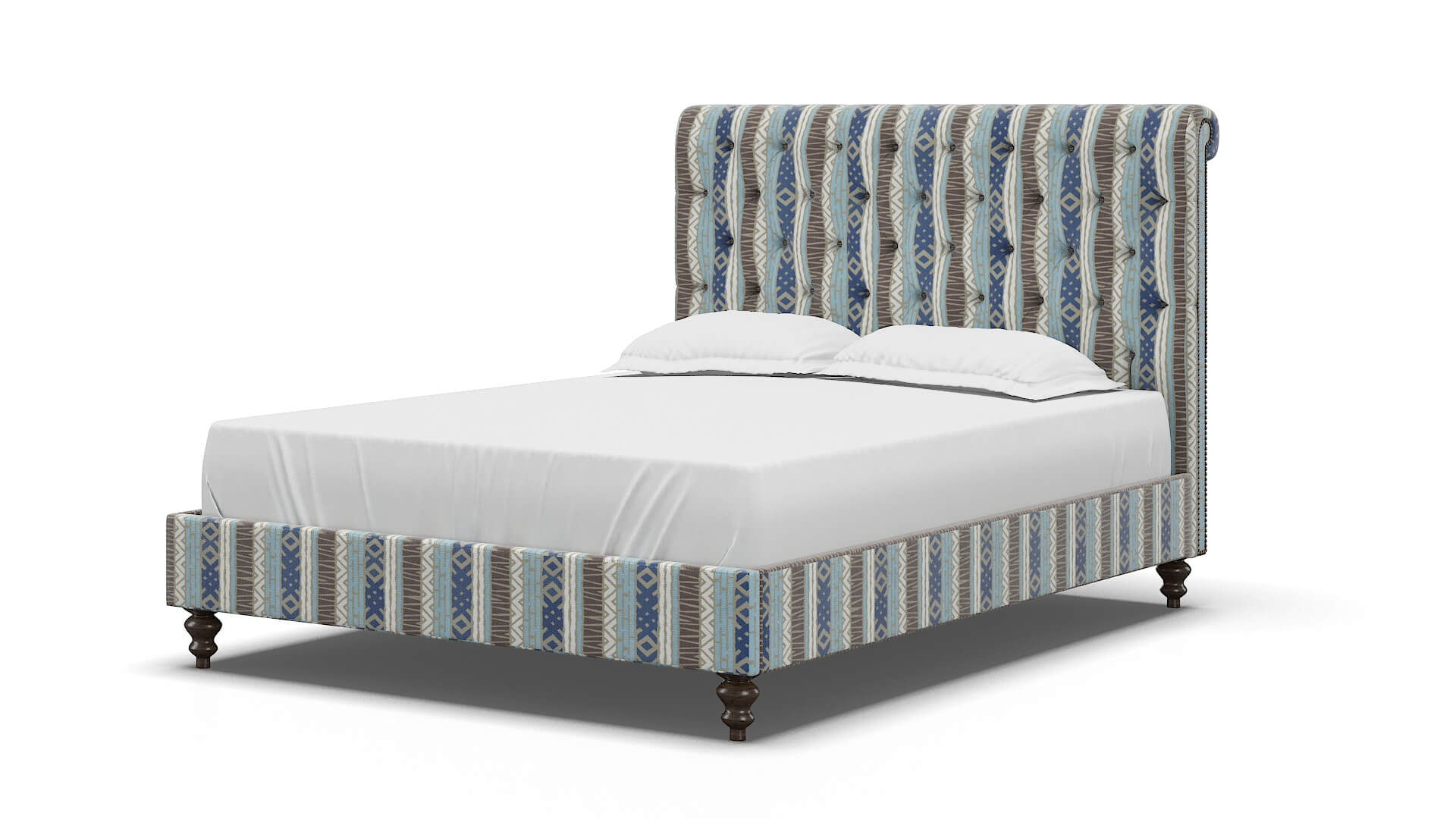 Decima Bodhi Indigo Bed espresso legs 5
