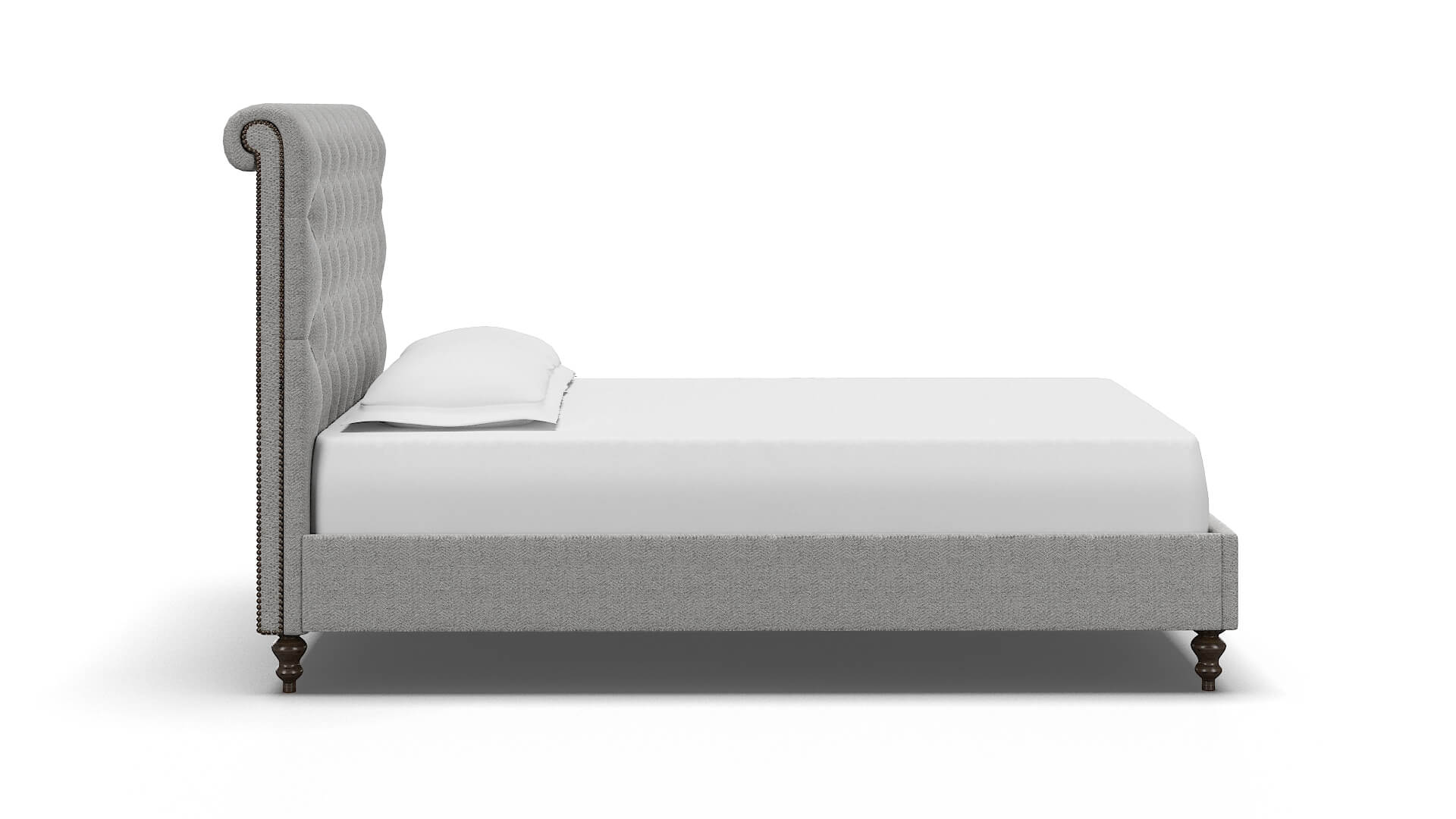 Decima Catalina Silver Bed espresso legs 3