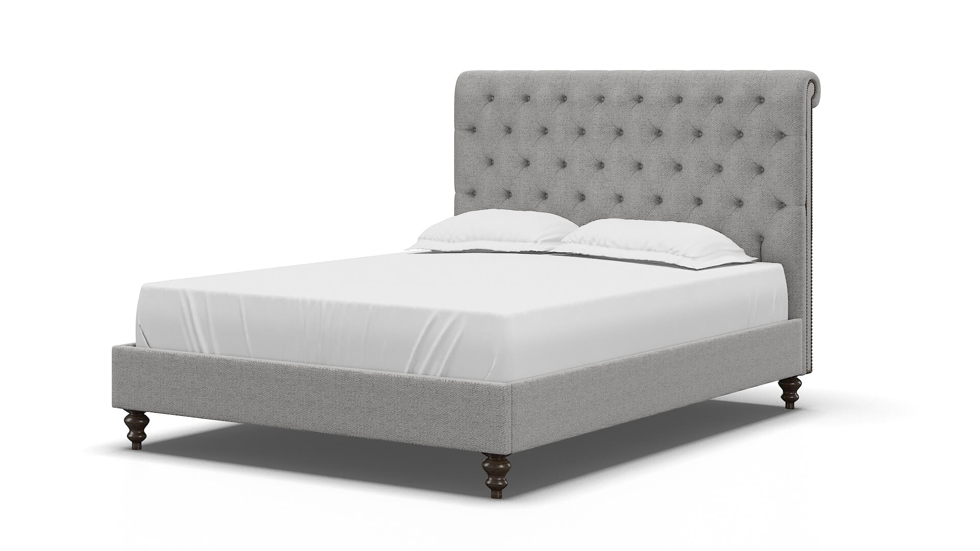 Decima Catalina Silver Bed espresso legs 5