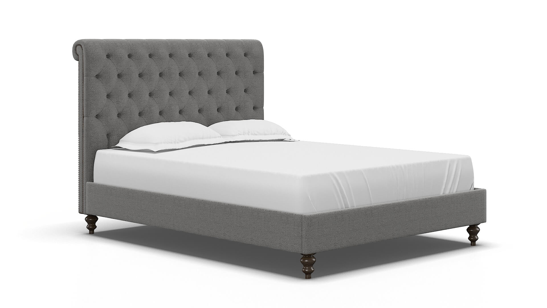 Decima Catalina Steel Bed espresso legs 2