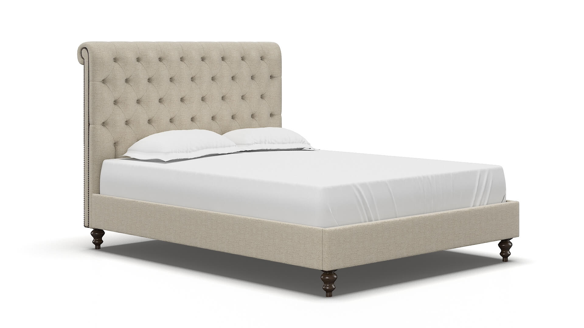 Decima Catalina Wheat Bed espresso legs 2