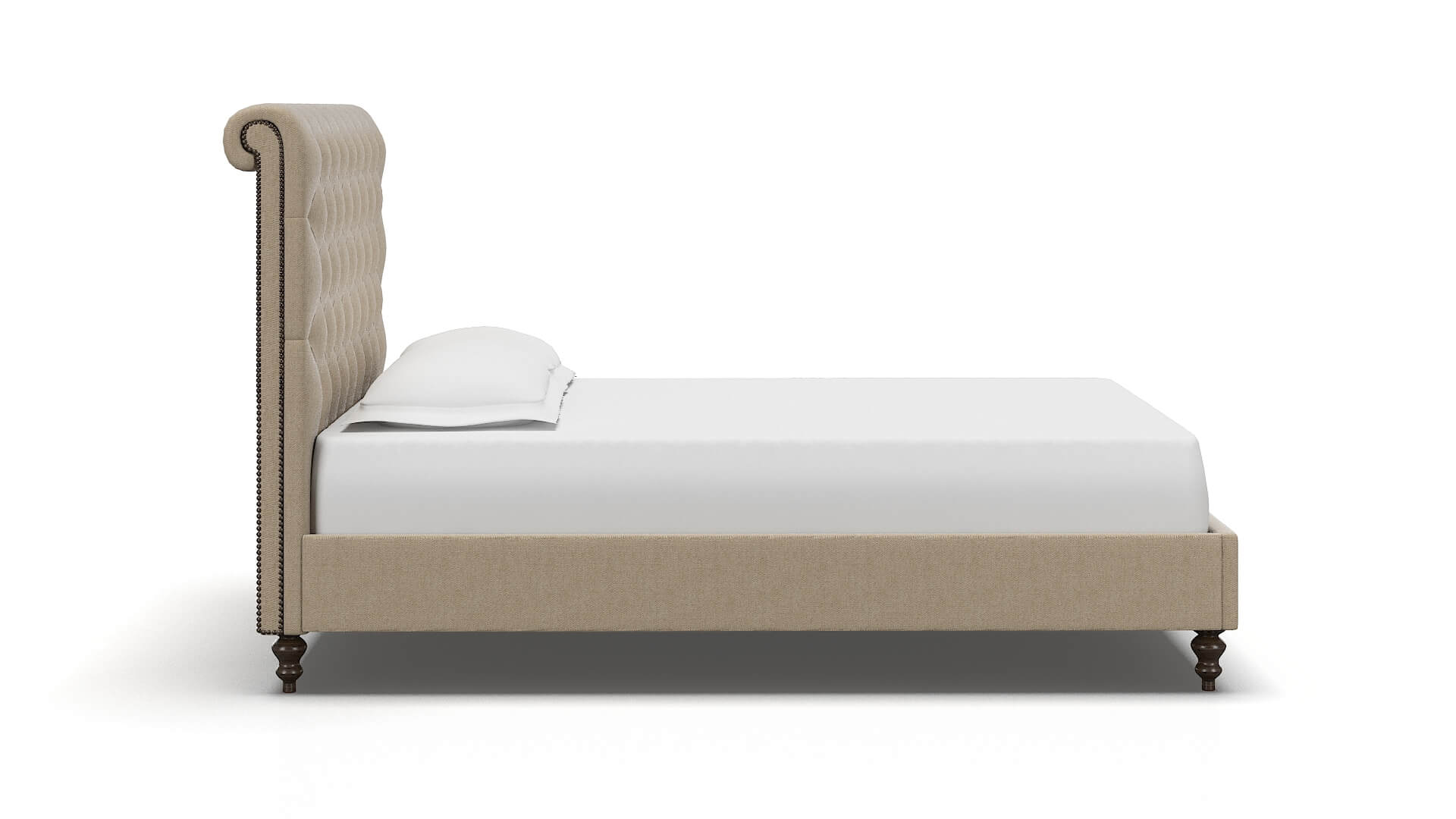 Decima Cosmo Fawn Bed espresso legs 3