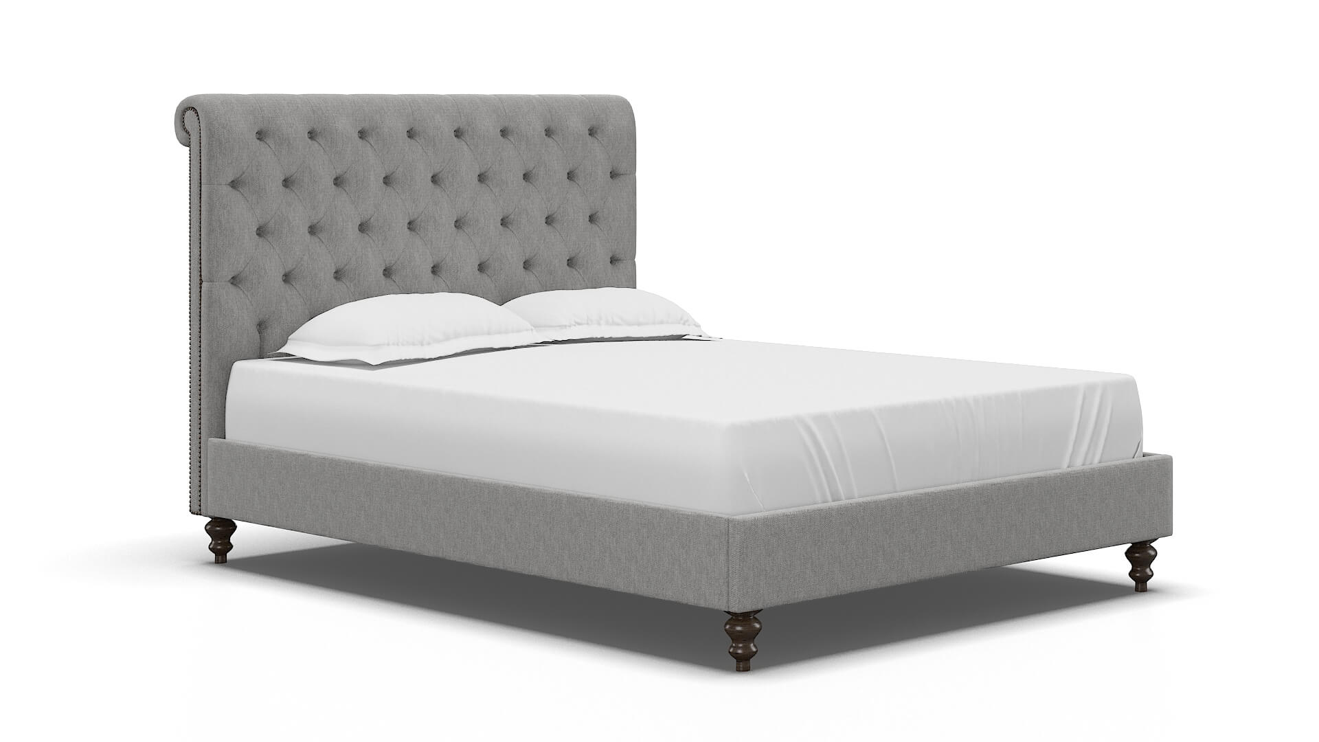 Decima Cosmo Steel Bed espresso legs 2