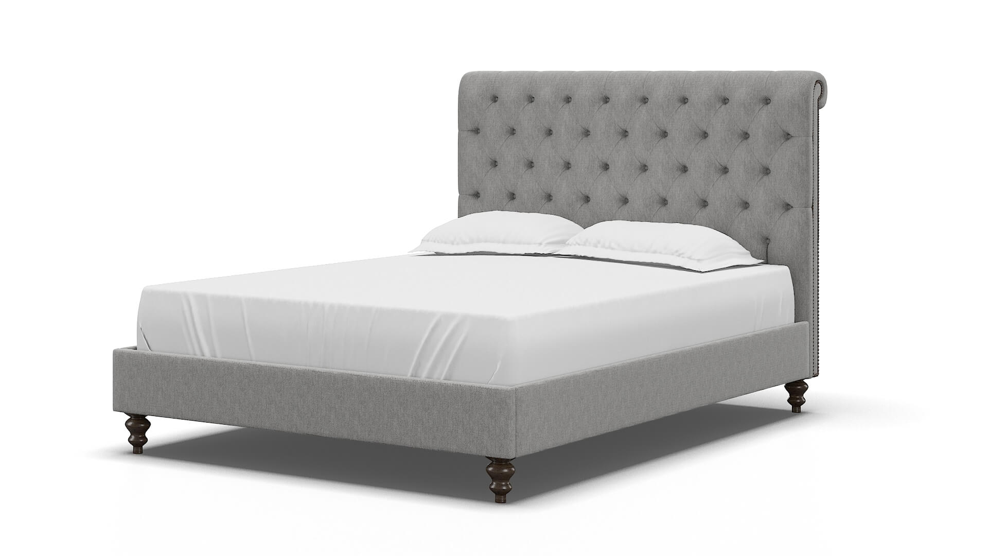 Decima Cosmo Steel Bed espresso legs 5