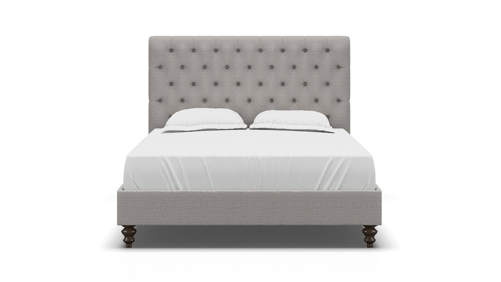 Decima Derby Grey Bed espresso legs 1