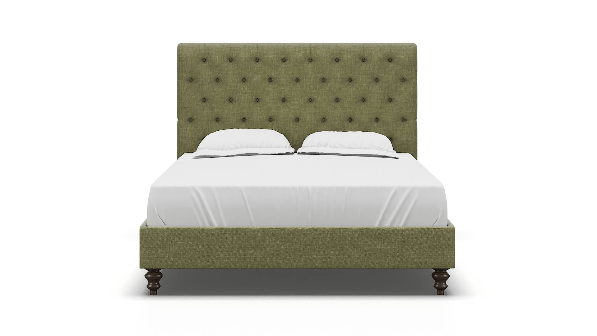 Decima Durham Lime Bed espresso legs 1