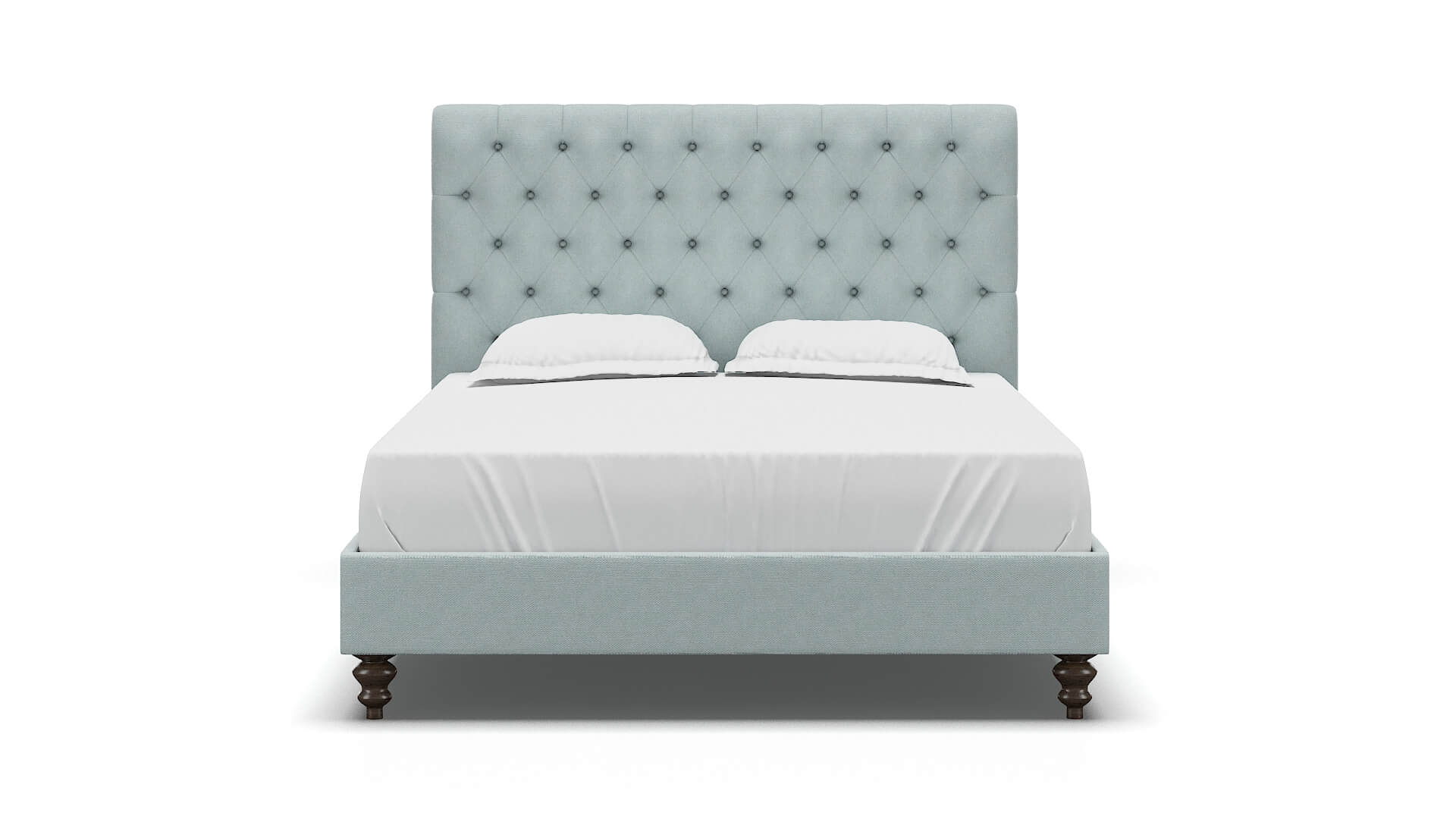 Decima Hepburn Peridot Bed espresso legs 1