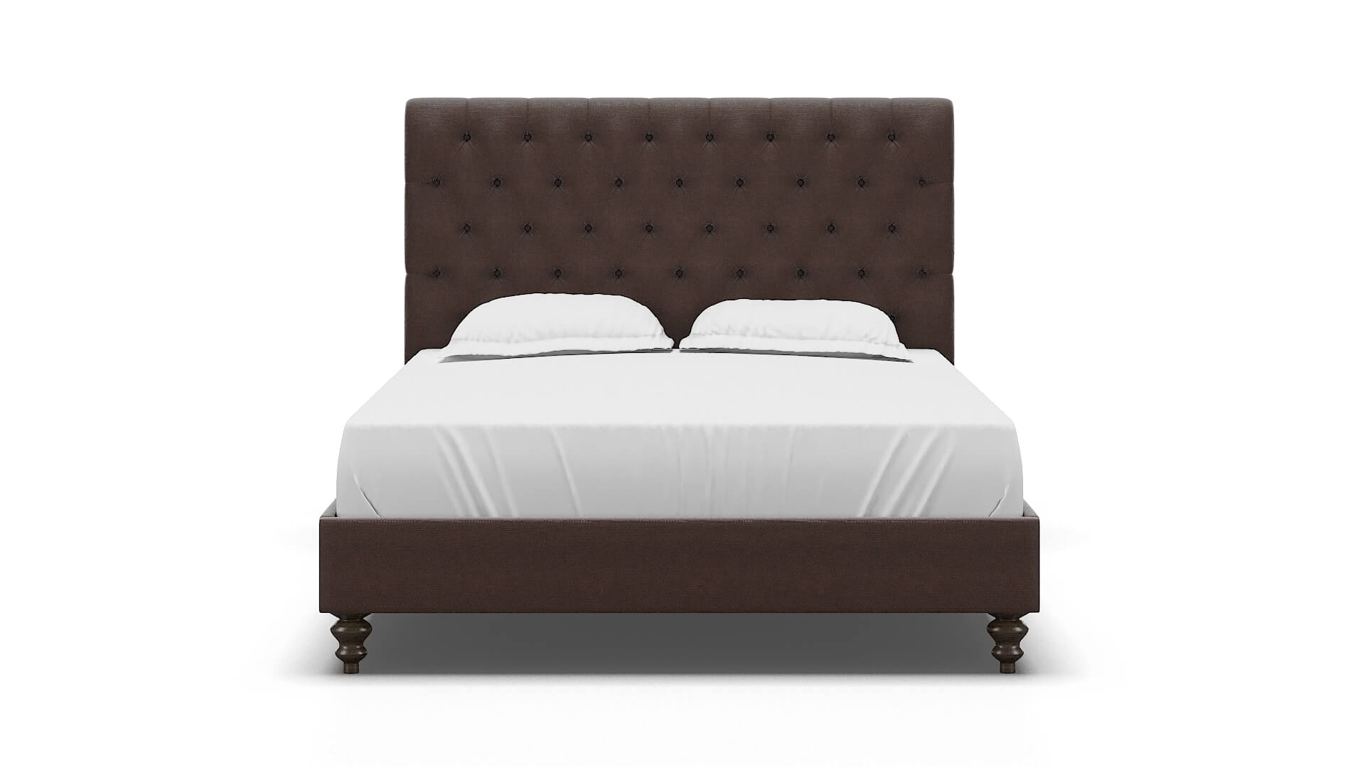 Decima Insight Cafe Bed espresso legs 1
