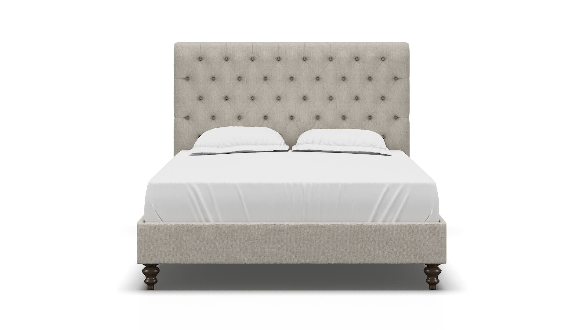 Decima Insight Dove Bed espresso legs 1