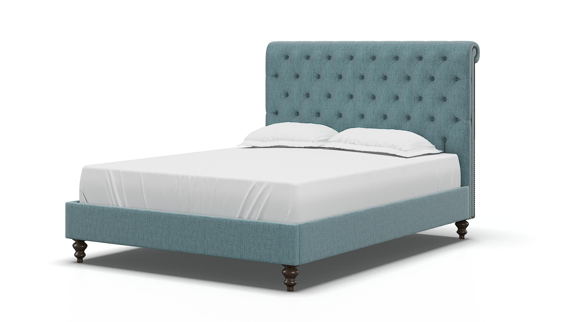 Decima Insight Peacock Bed espresso legs 5