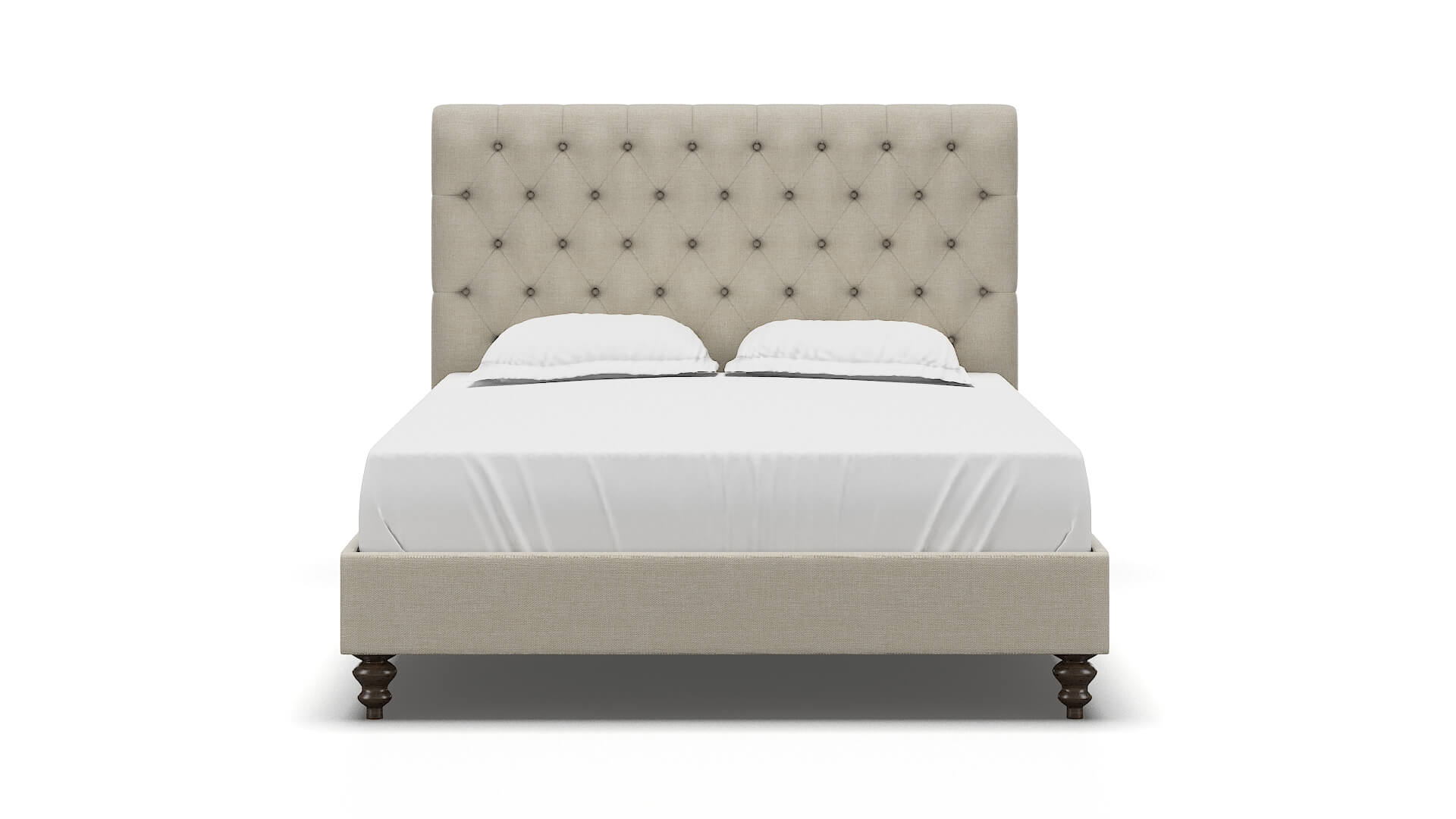 Decima Keylargo Almond Bed espresso legs 1