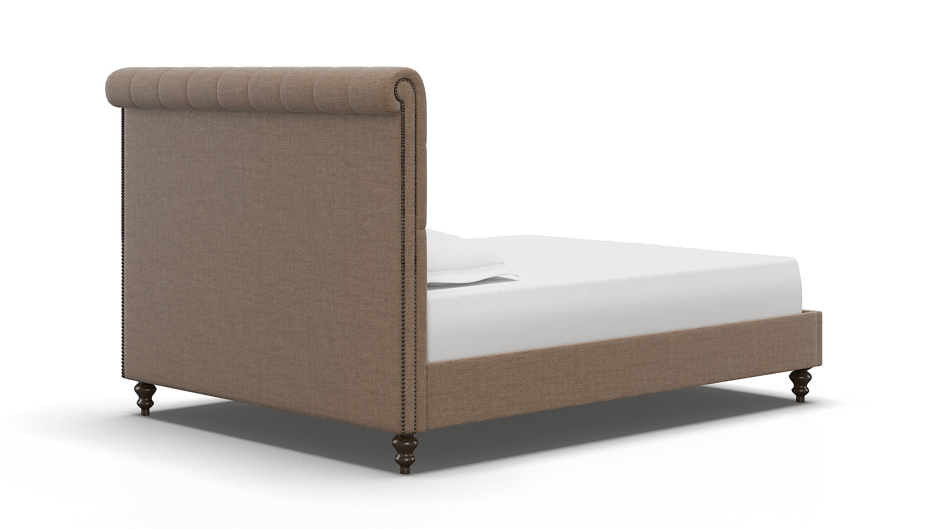 Decima Keylargo Mink Bed espresso legs 4