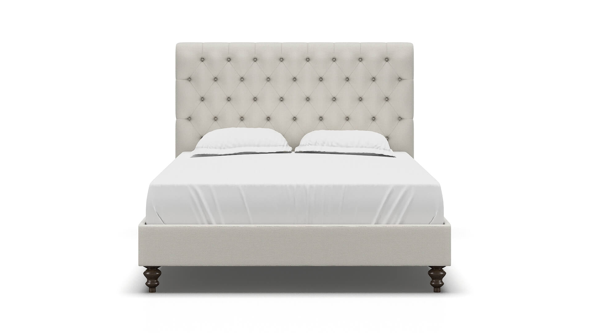 Decima Keylargo Oatmeal Bed espresso legs 1