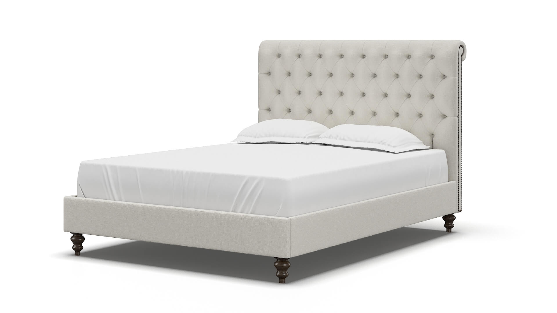 Decima Keylargo Oatmeal Bed espresso legs 5