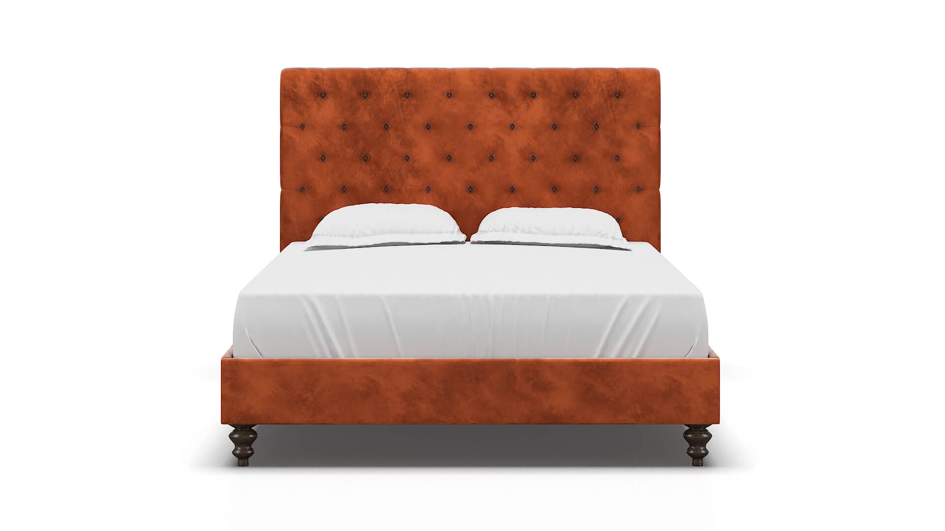 Decima Loft Copper Bed espresso legs 1