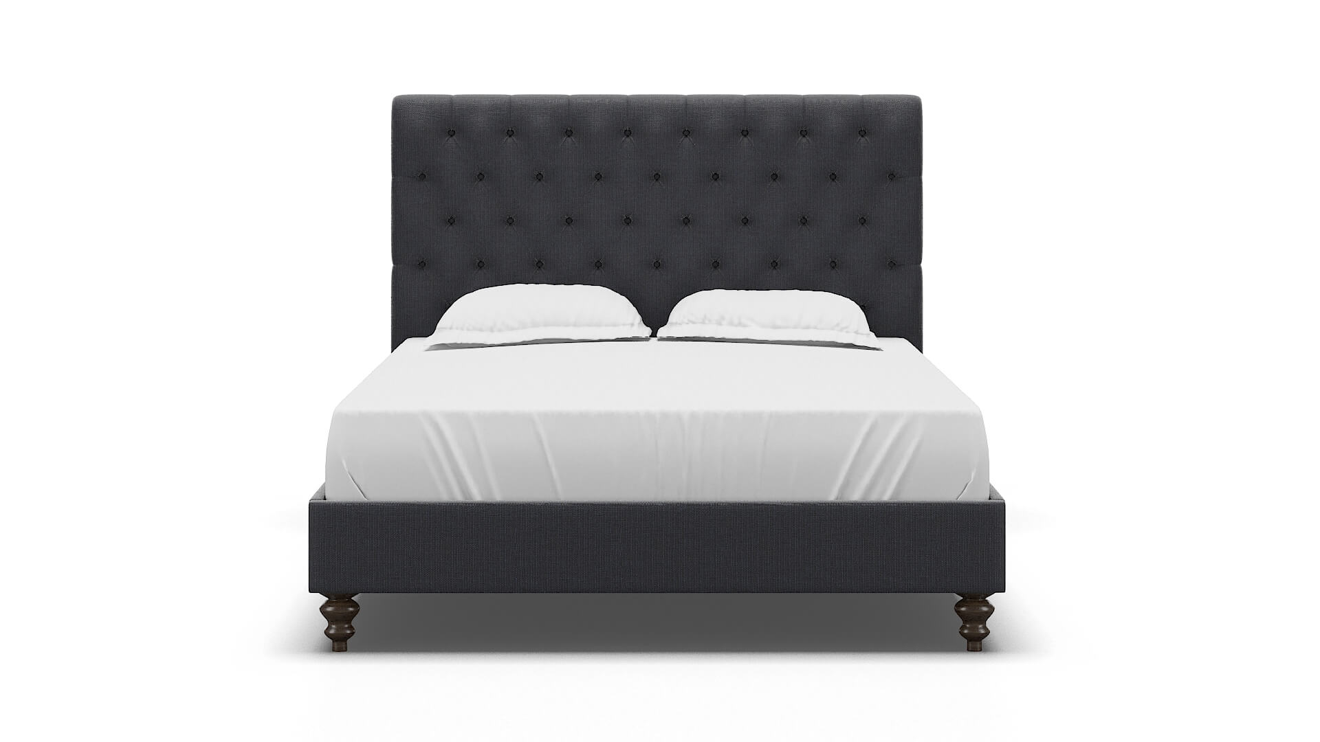Decima Parker Midnight Bed espresso legs 1