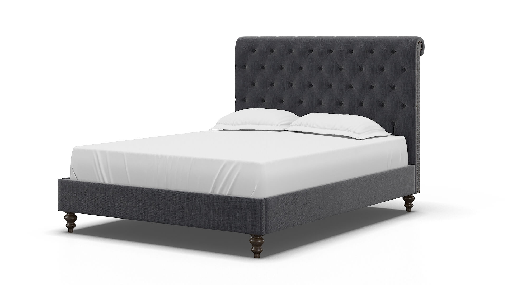 Decima Parker Midnight Bed espresso legs 5