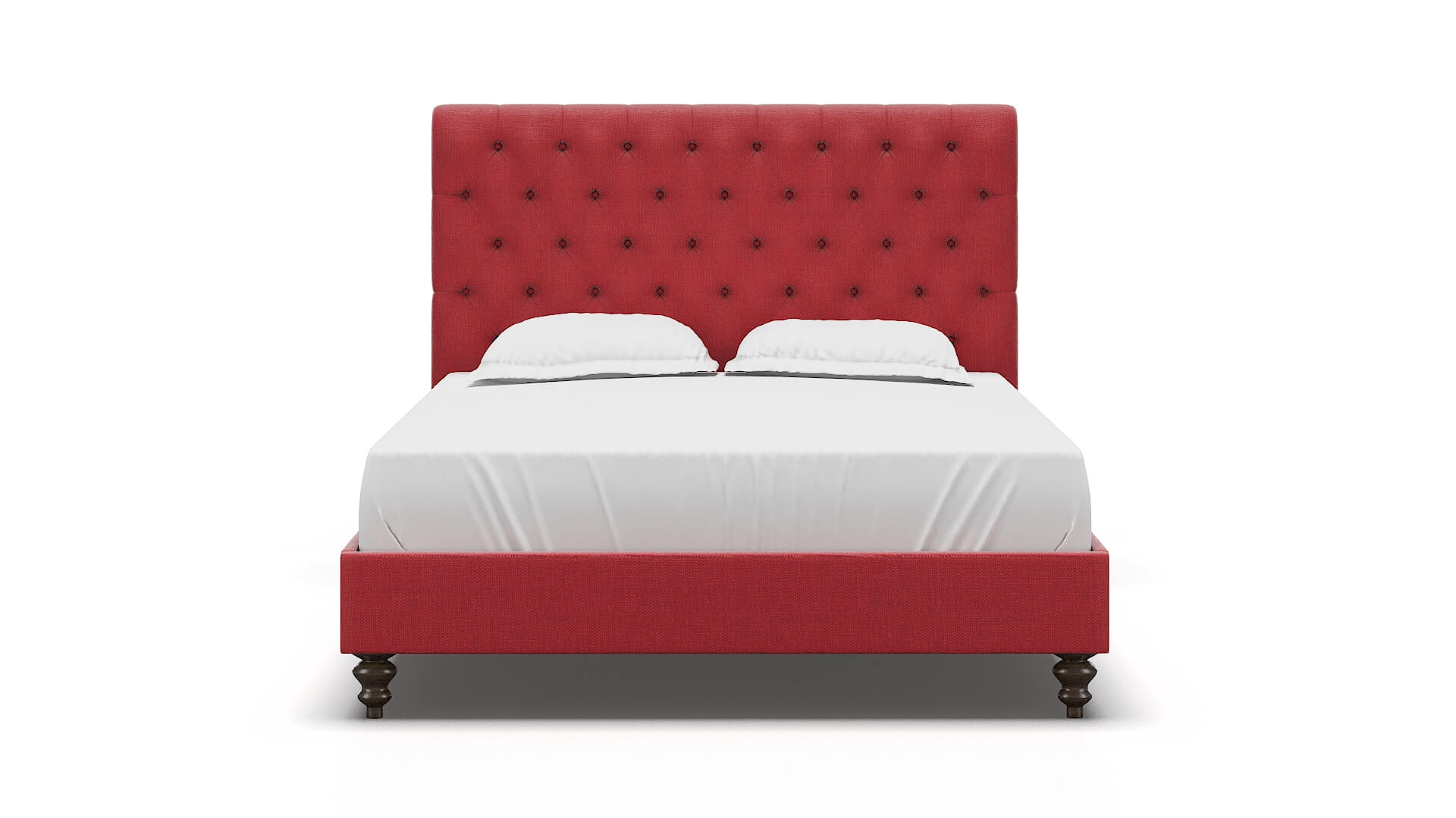 Decima Pauline Ruby Bed espresso legs 1