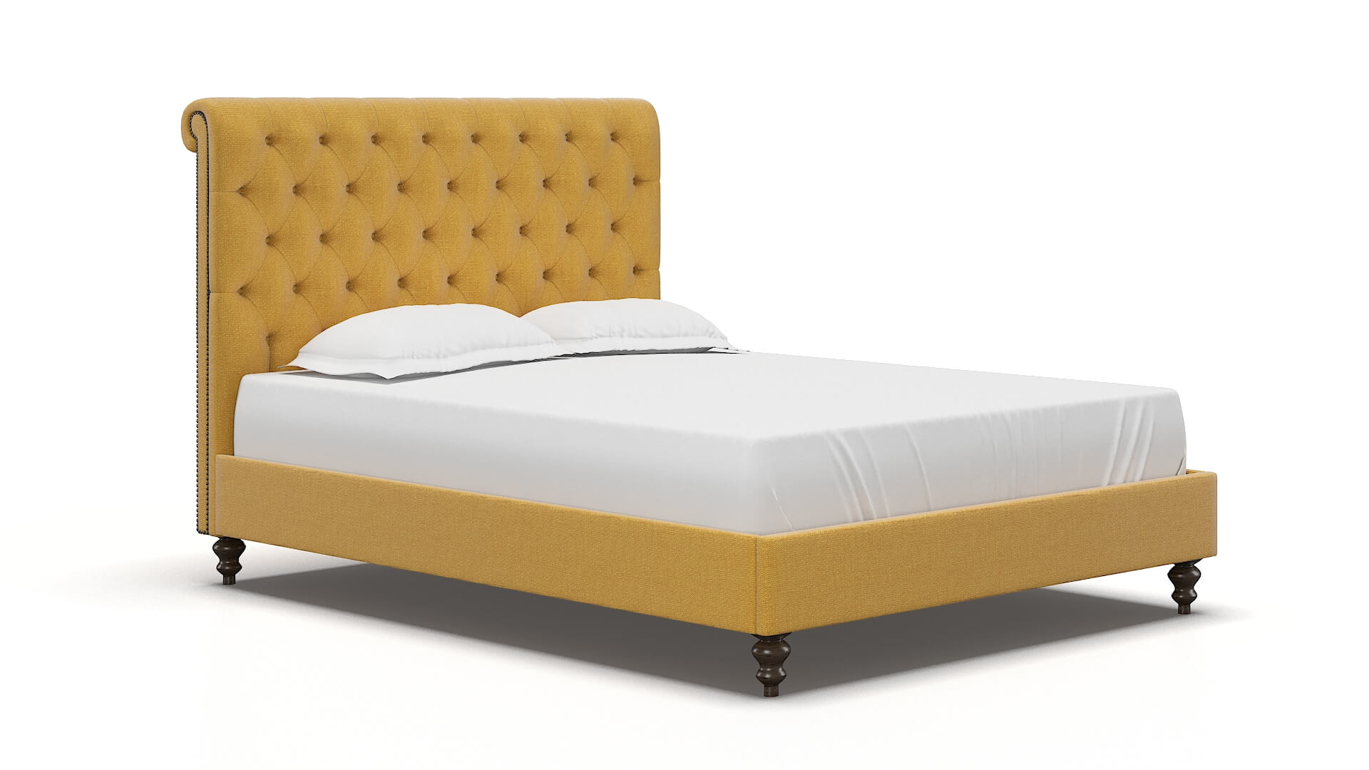 Decima Portland Dijon Bed espresso legs 2