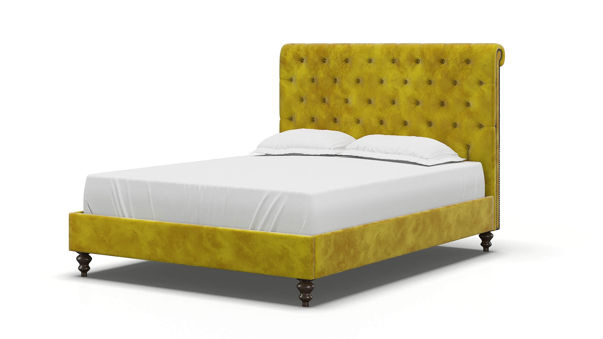 Decima Quartz 402 Bed espresso legs 5