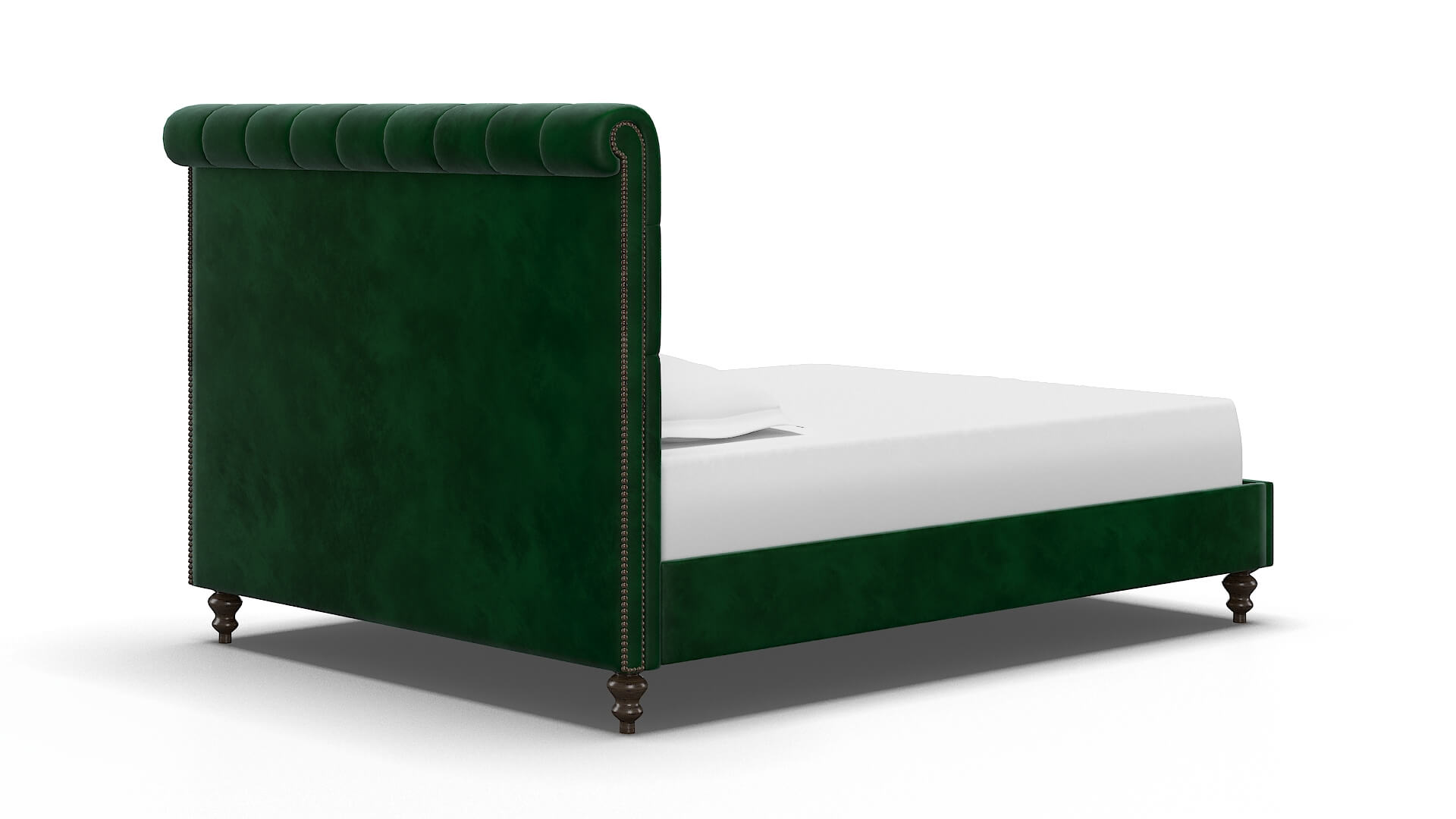 Decima Royale Evergreen Bed espresso legs 4