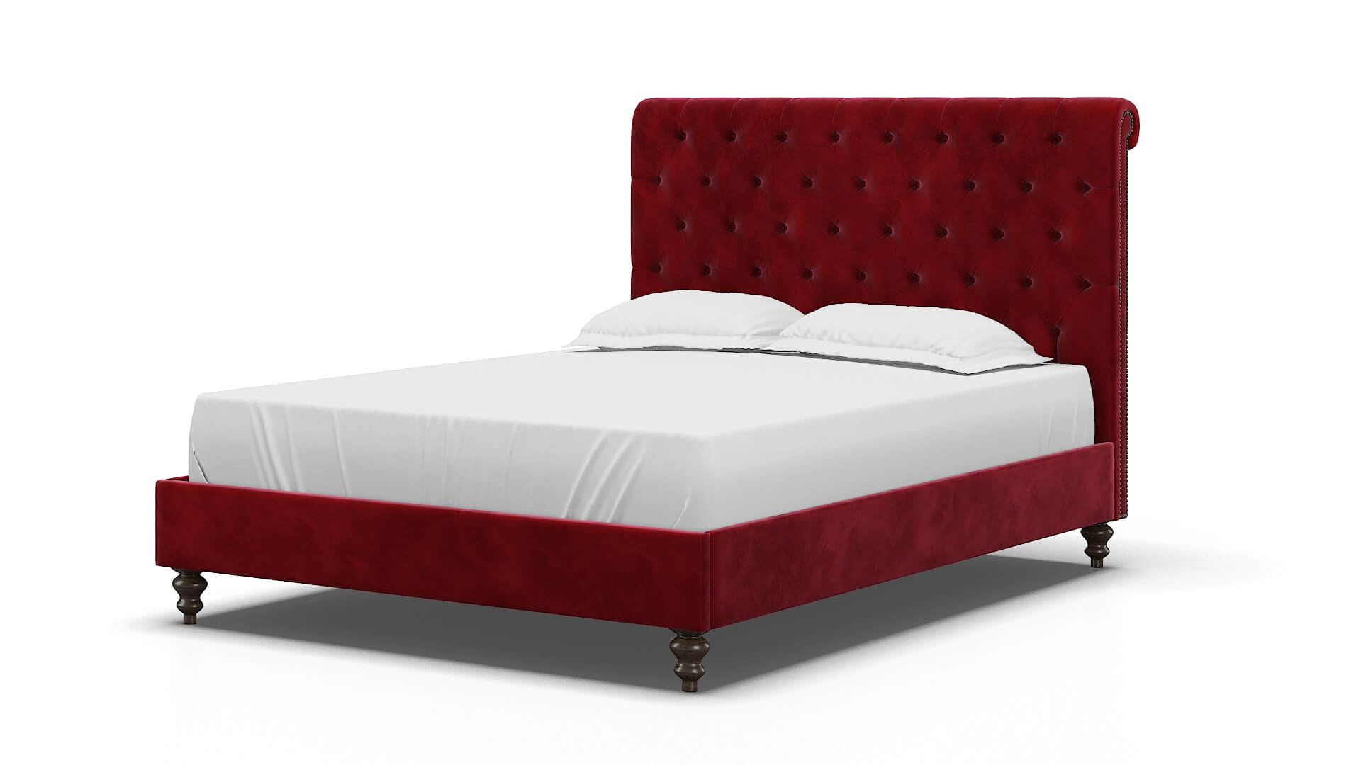Decima Royale Ruby Bed espresso legs 5
