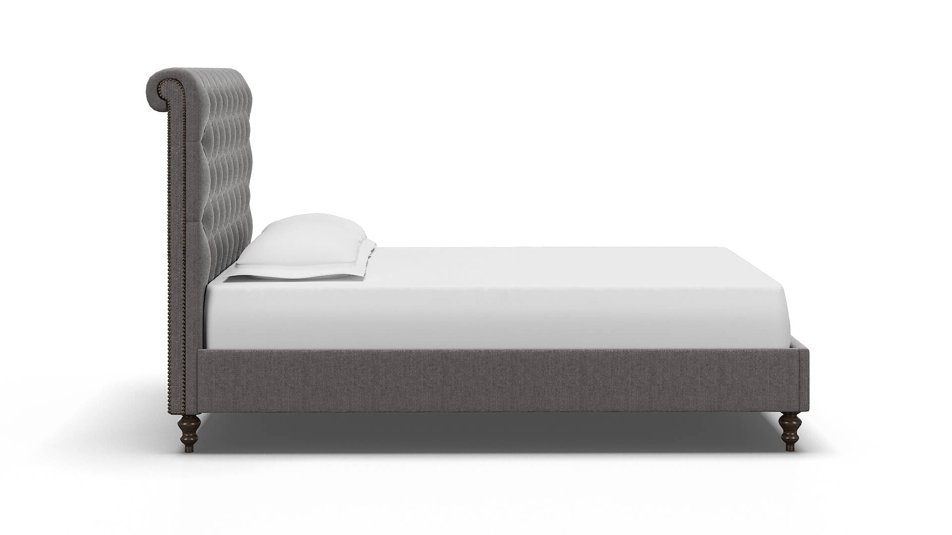 Decima Sasha Granite Bed espresso legs 3