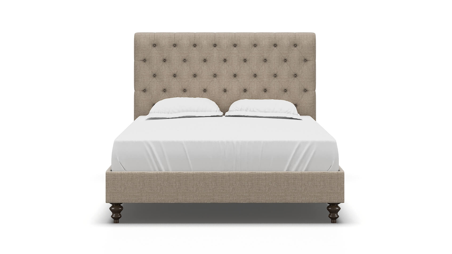 Decima Sosoftness 74 Bed espresso legs 1