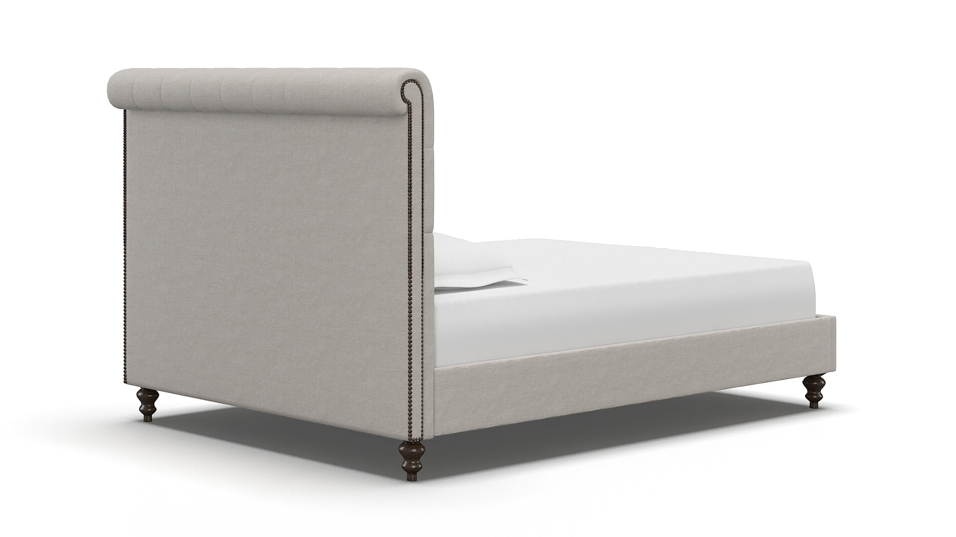 Decima Suave Dove Bed espresso legs 4
