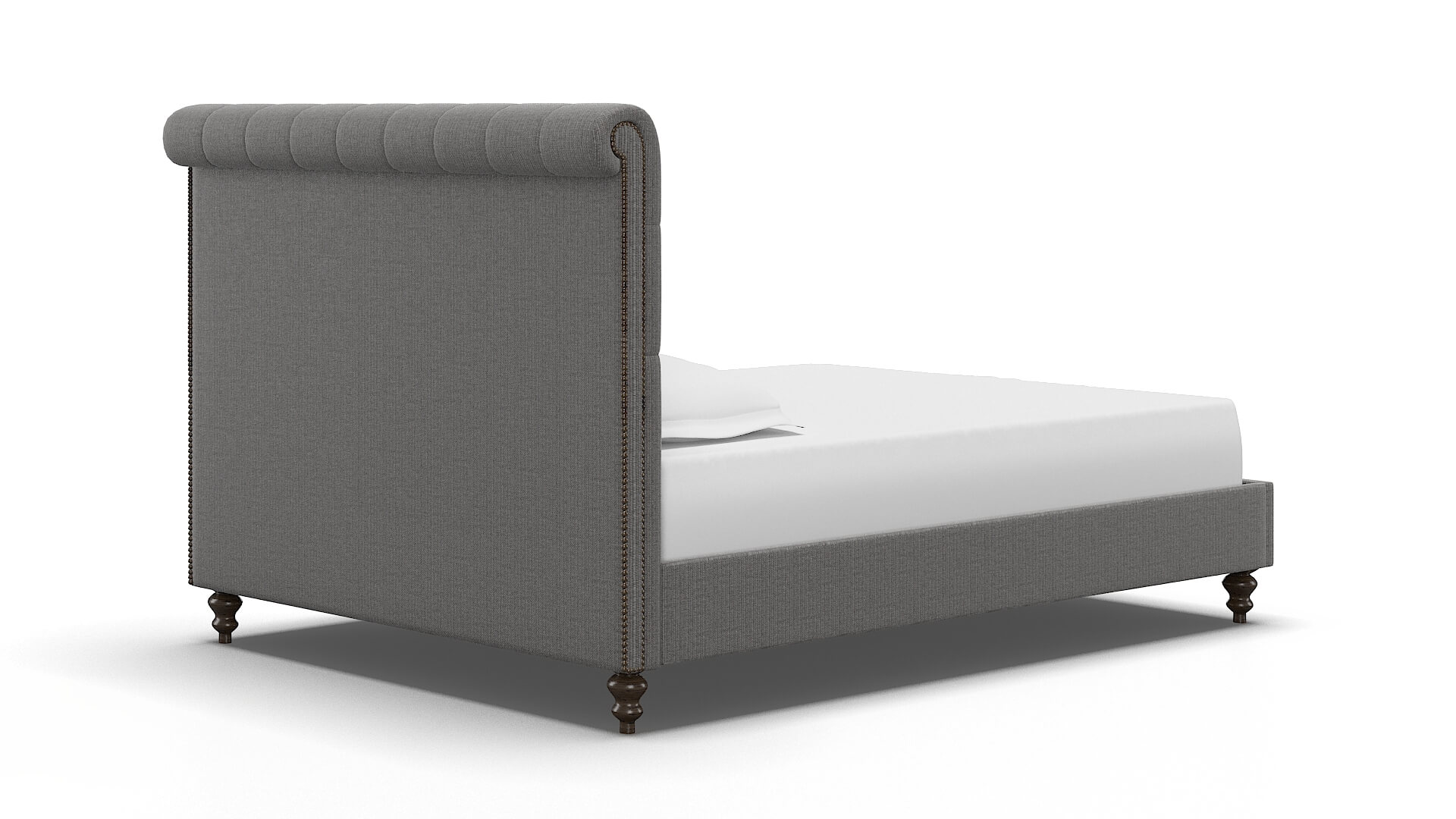 Decima Terrain Oatmeal Bed espresso legs 4