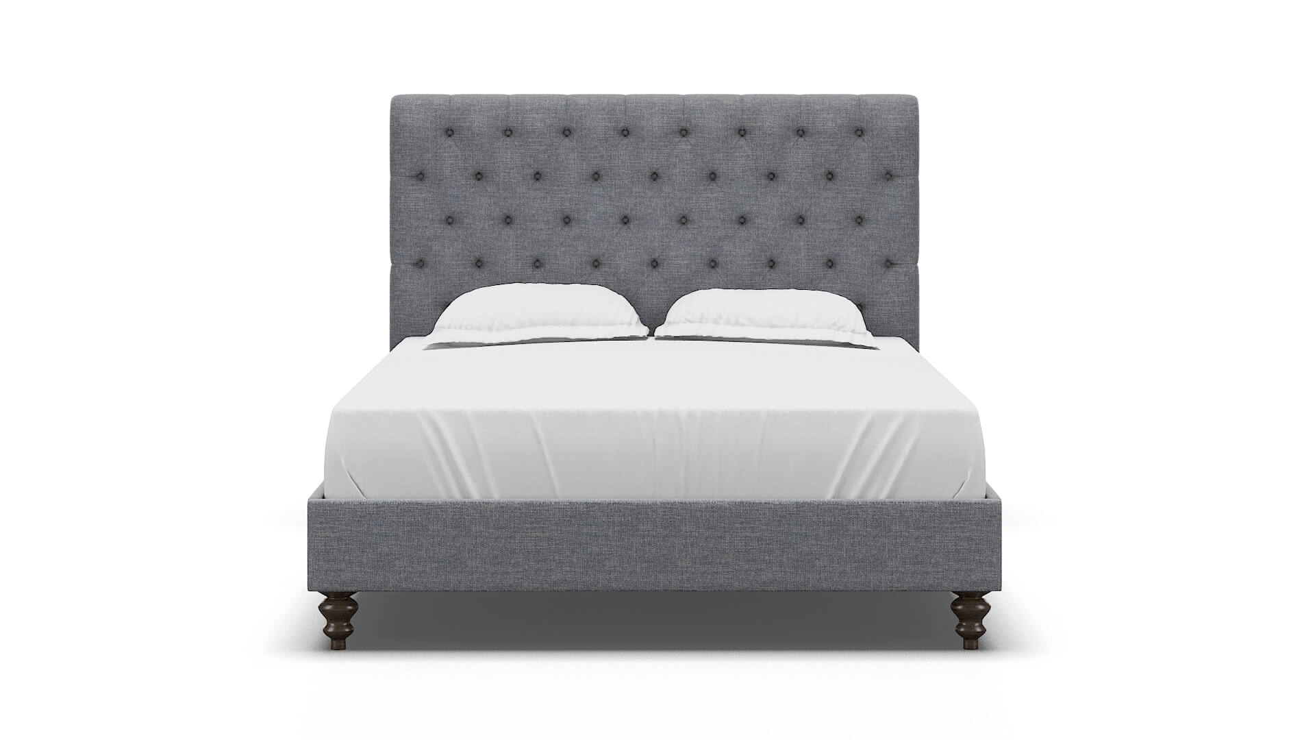 Decima Venus Mist Bed espresso legs 1