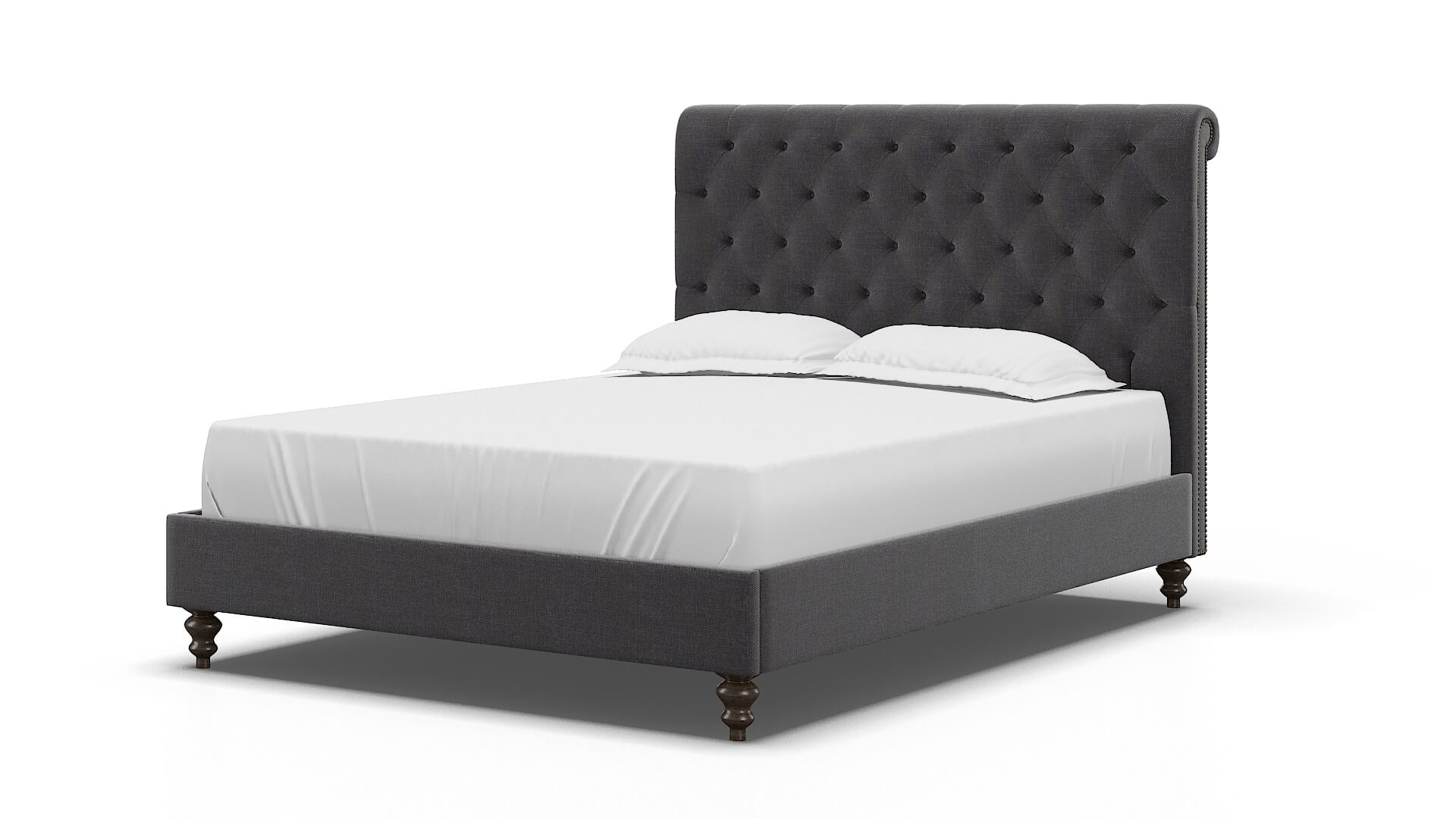 Decima Venus Onyx Bed espresso legs 5