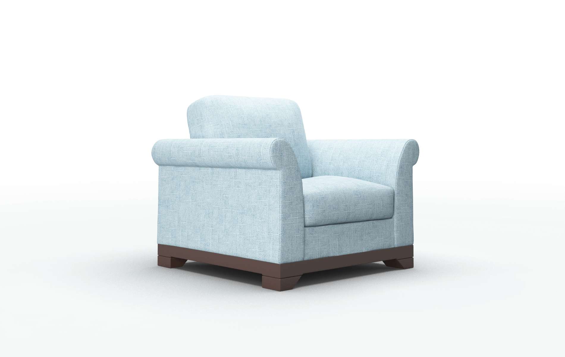 Denver Atlas Turquoise Chair espresso legs 2
