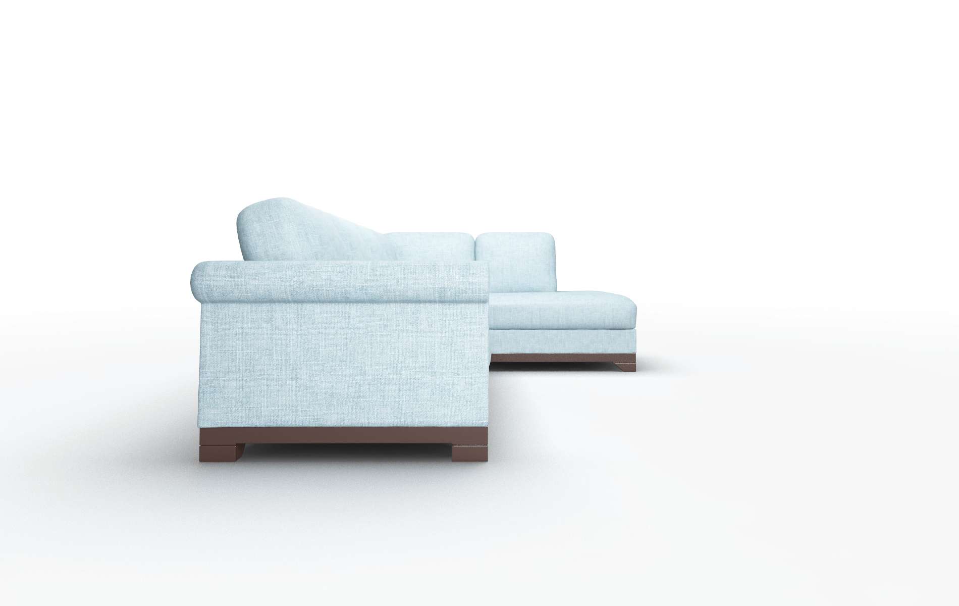 Denver Atlas Turquoise Panel espresso legs 3