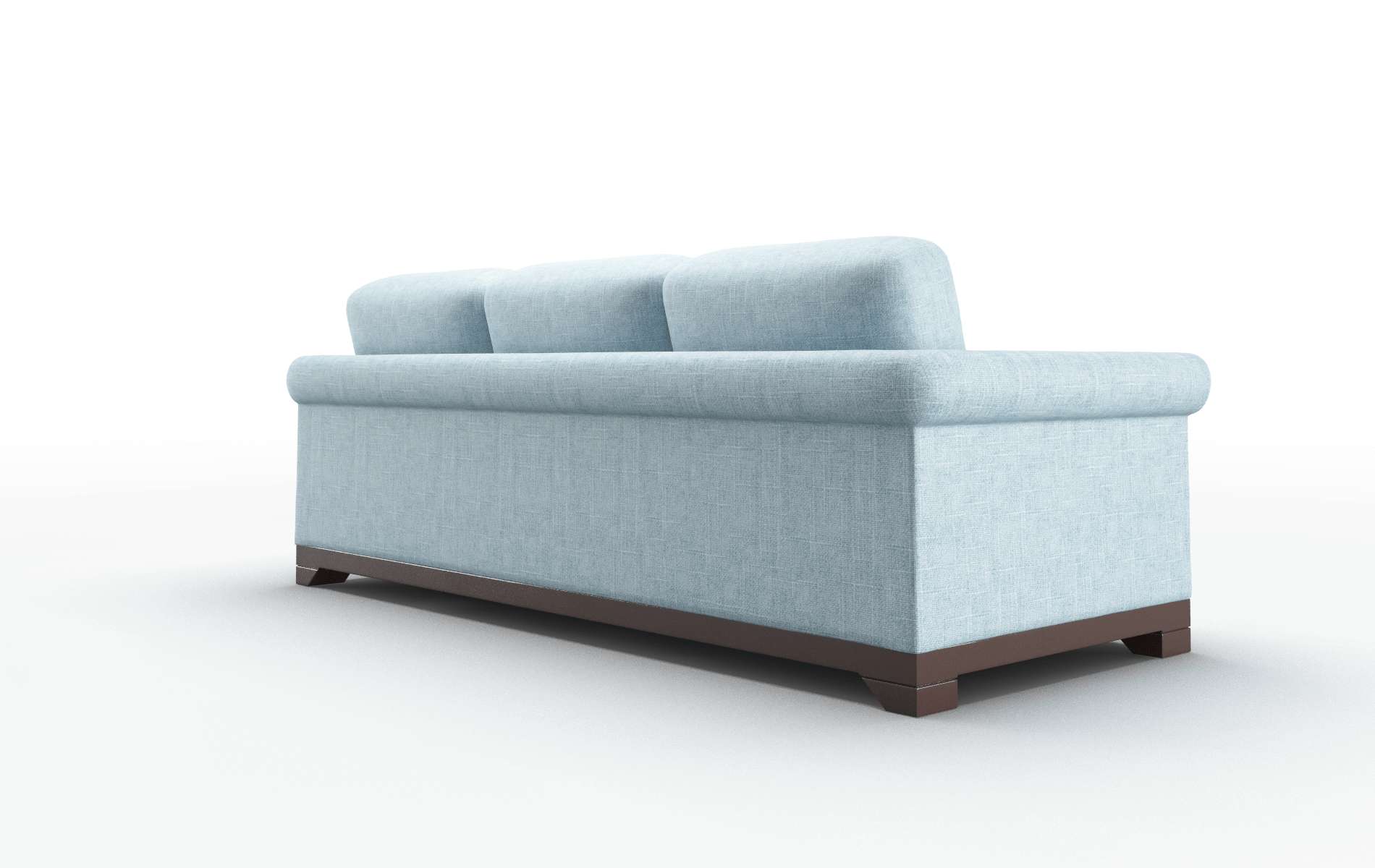 Denver Atlas Turquoise Sofa espresso legs 5