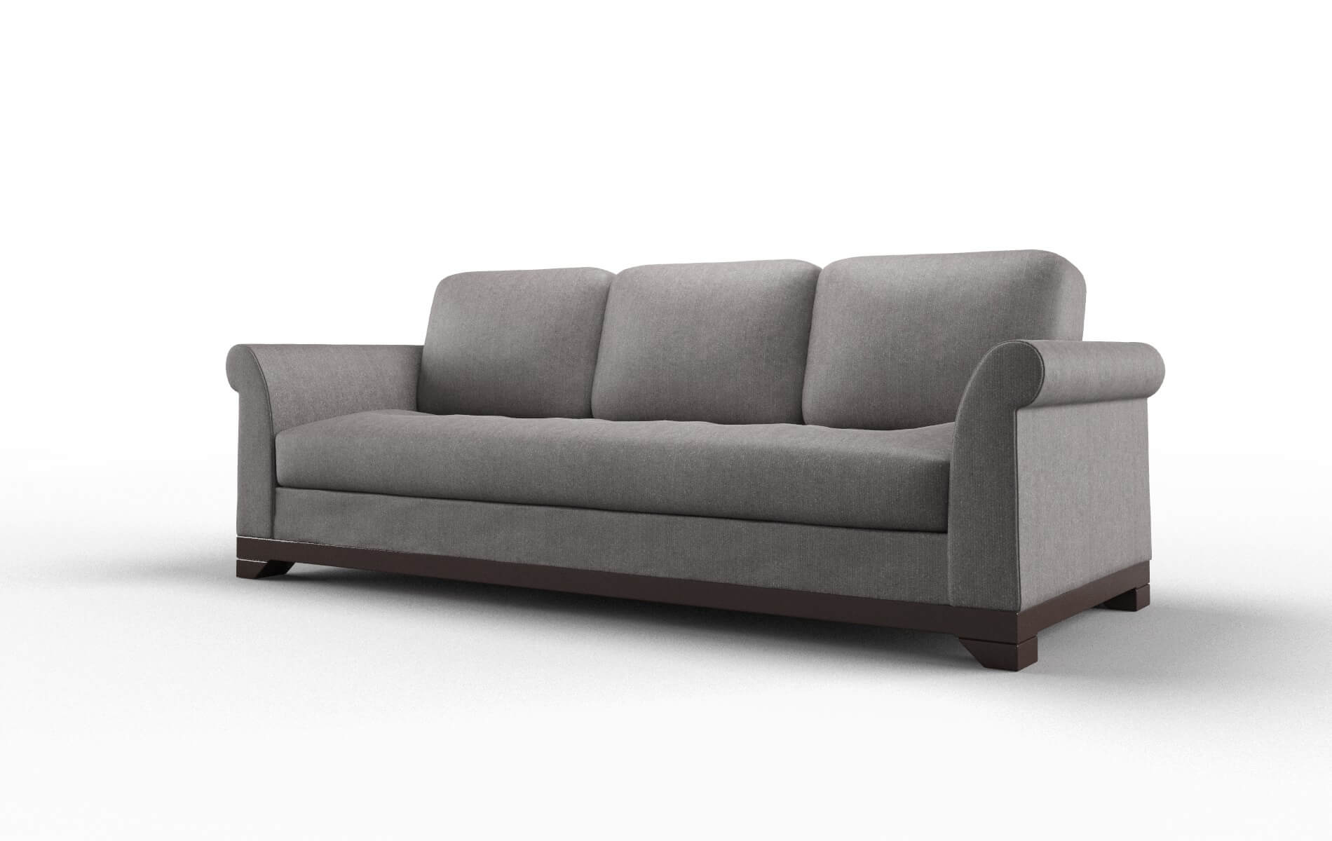 Denver Atlas_plz Silver Sofa espresso legs 4