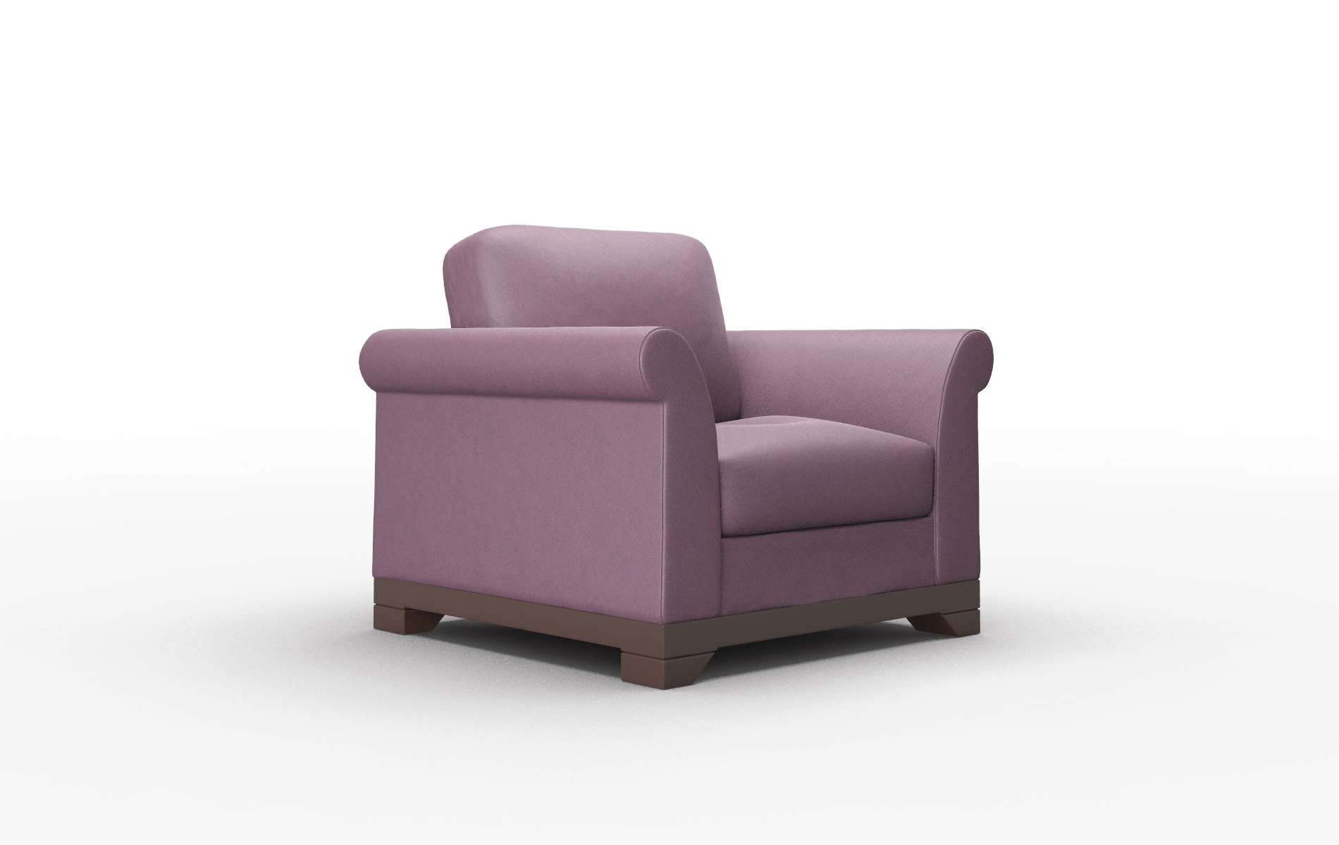 Denver Bella Aubergine Chair espresso legs 2