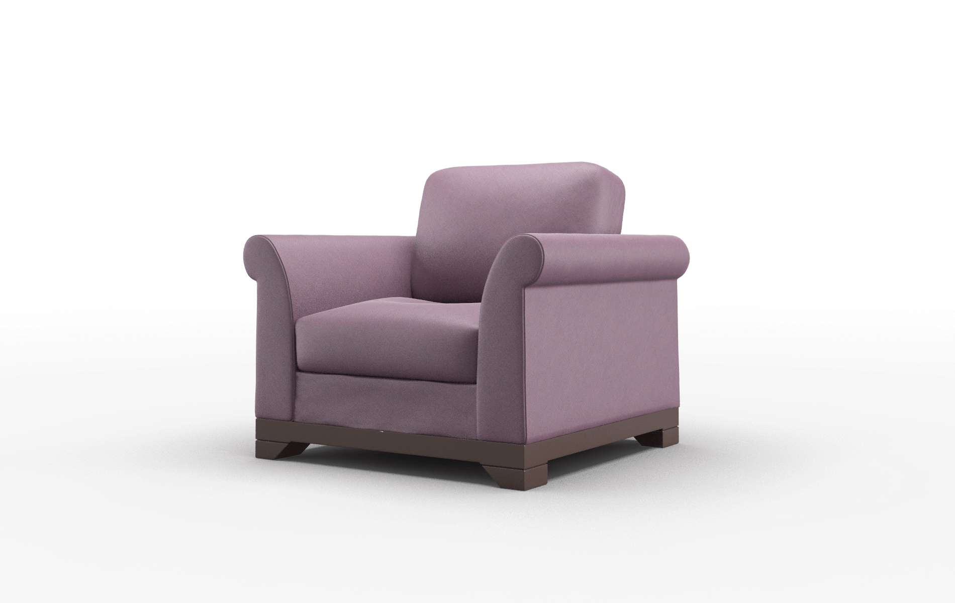 Denver Bella Aubergine Chair espresso legs 4