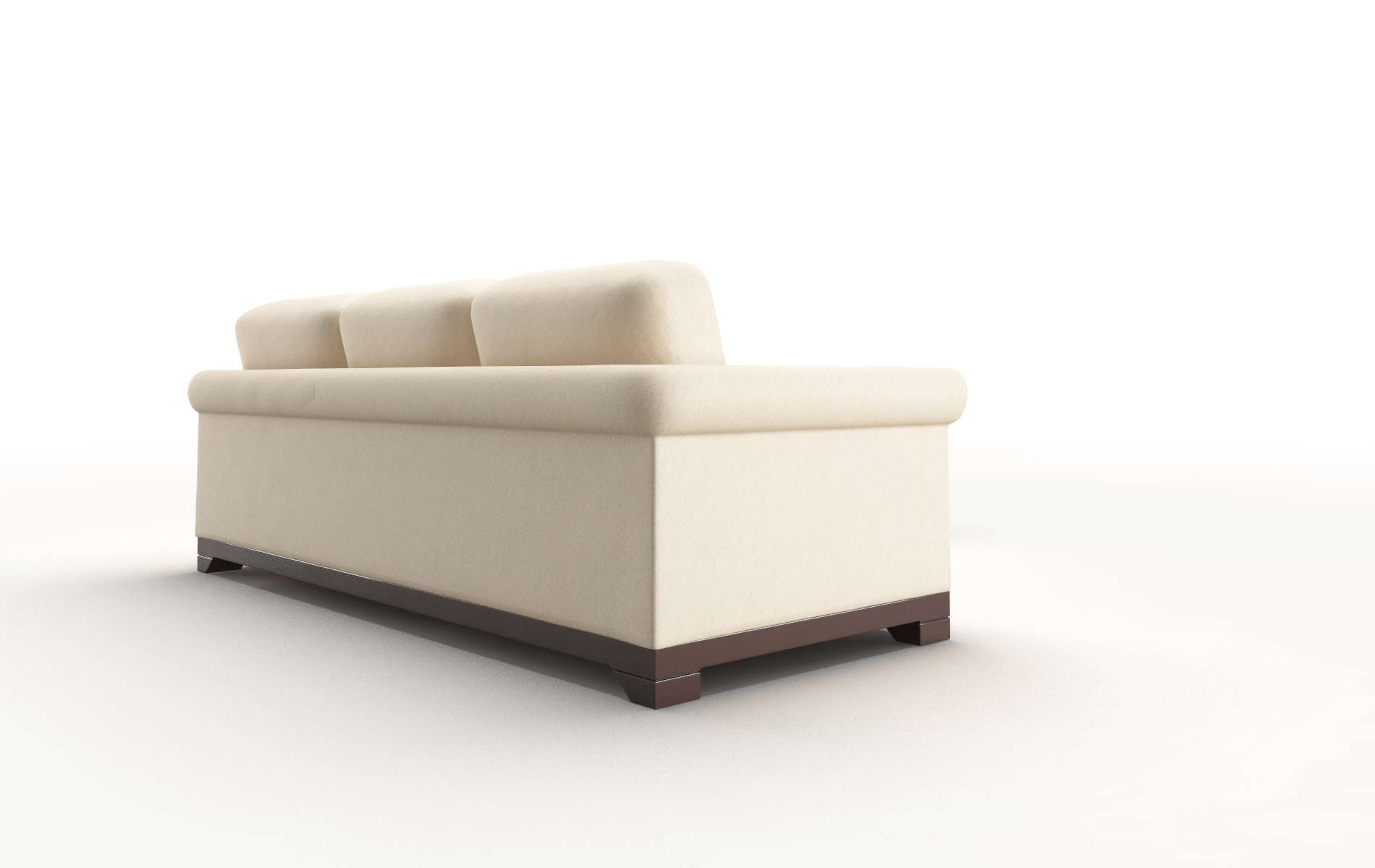 Denver Bella Buckwheat Sectional espresso legs 3