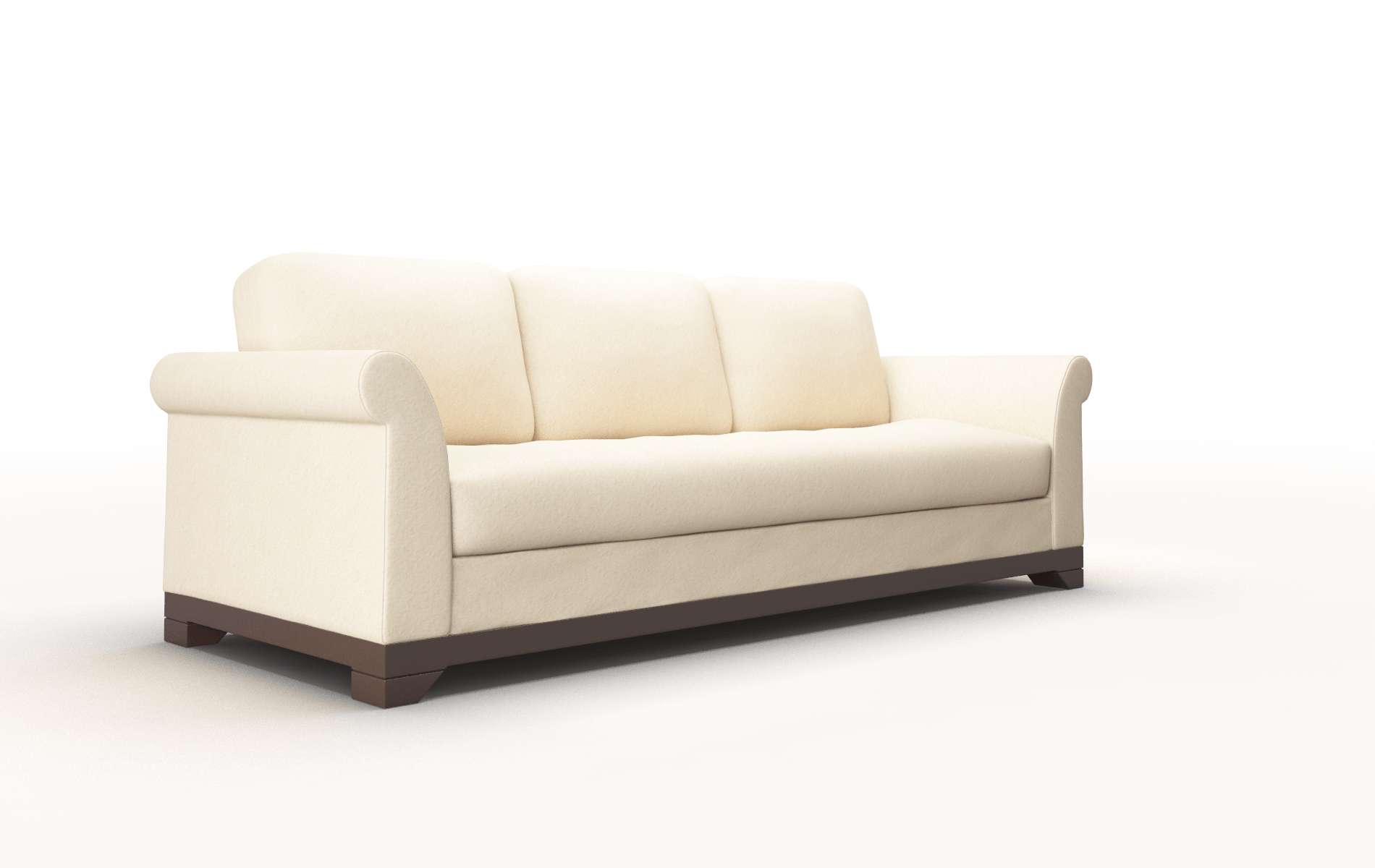 Denver Bella Buckwheat Sofa espresso legs 2