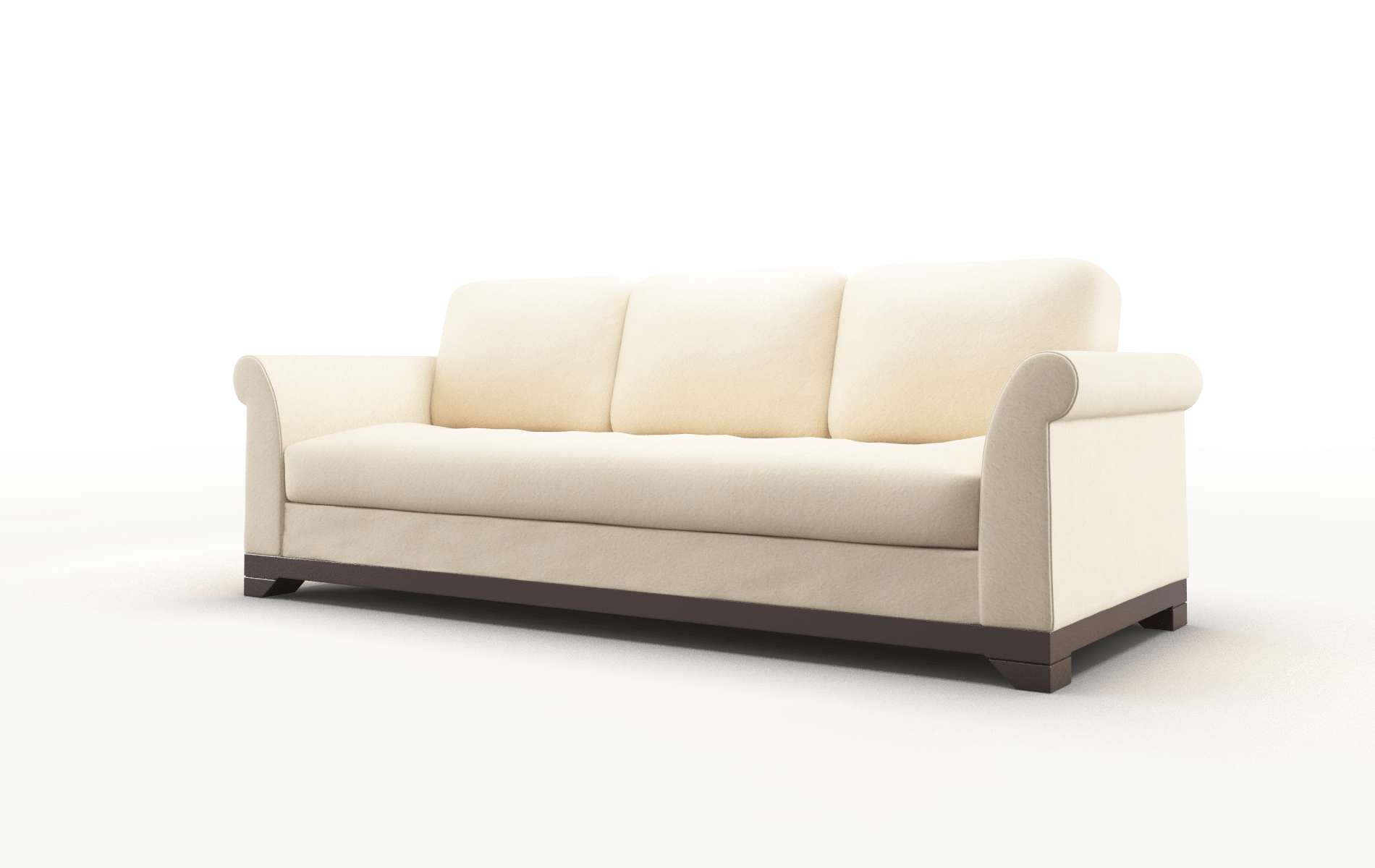 Denver Bella Buckwheat Sofa espresso legs 4