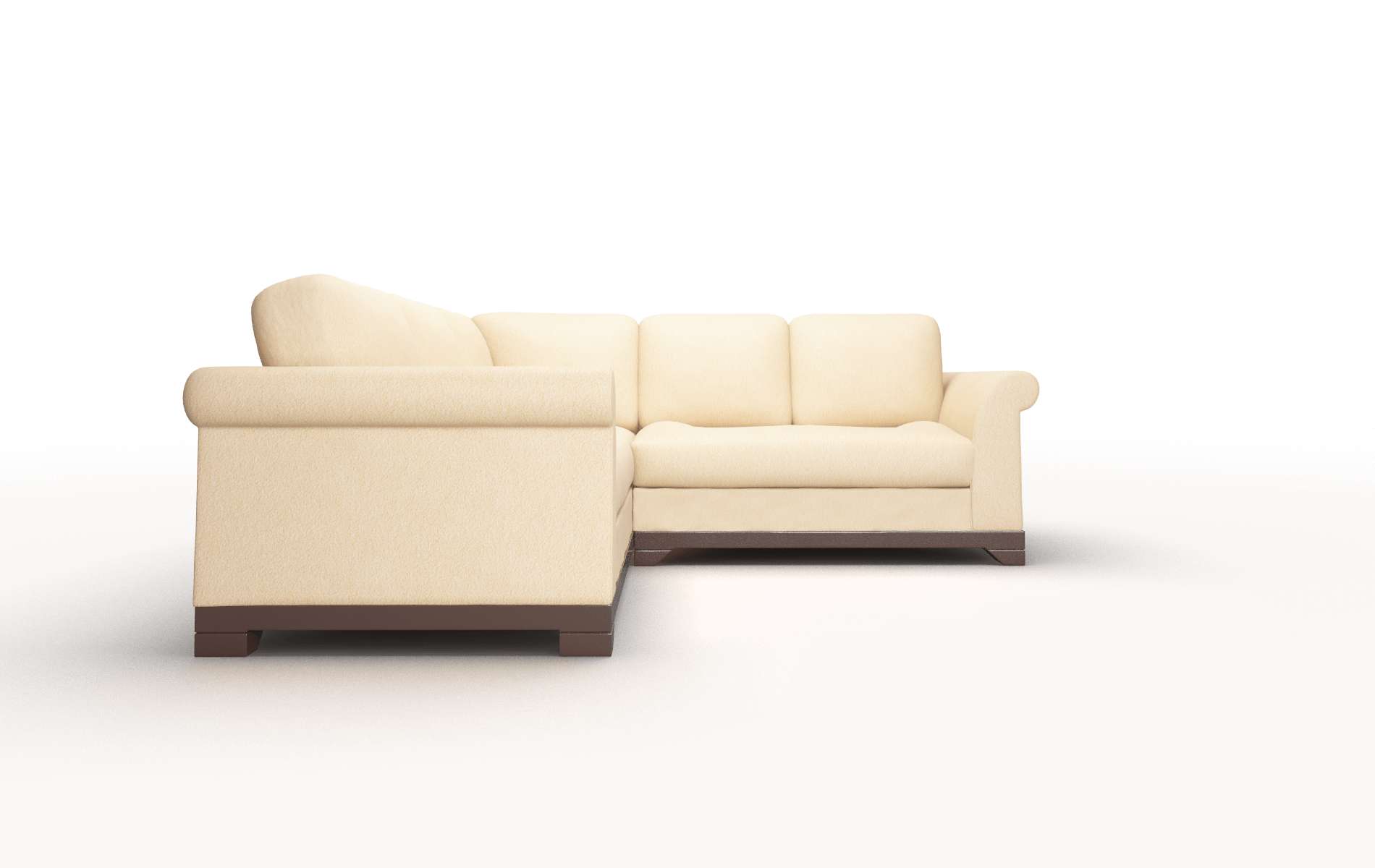 Denver Bella Coffee Sectional espresso legs 2