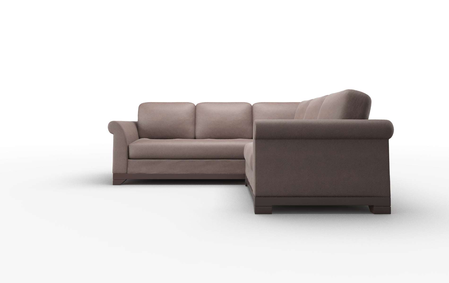 Denver Bella Espresso Sectional espresso legs 5