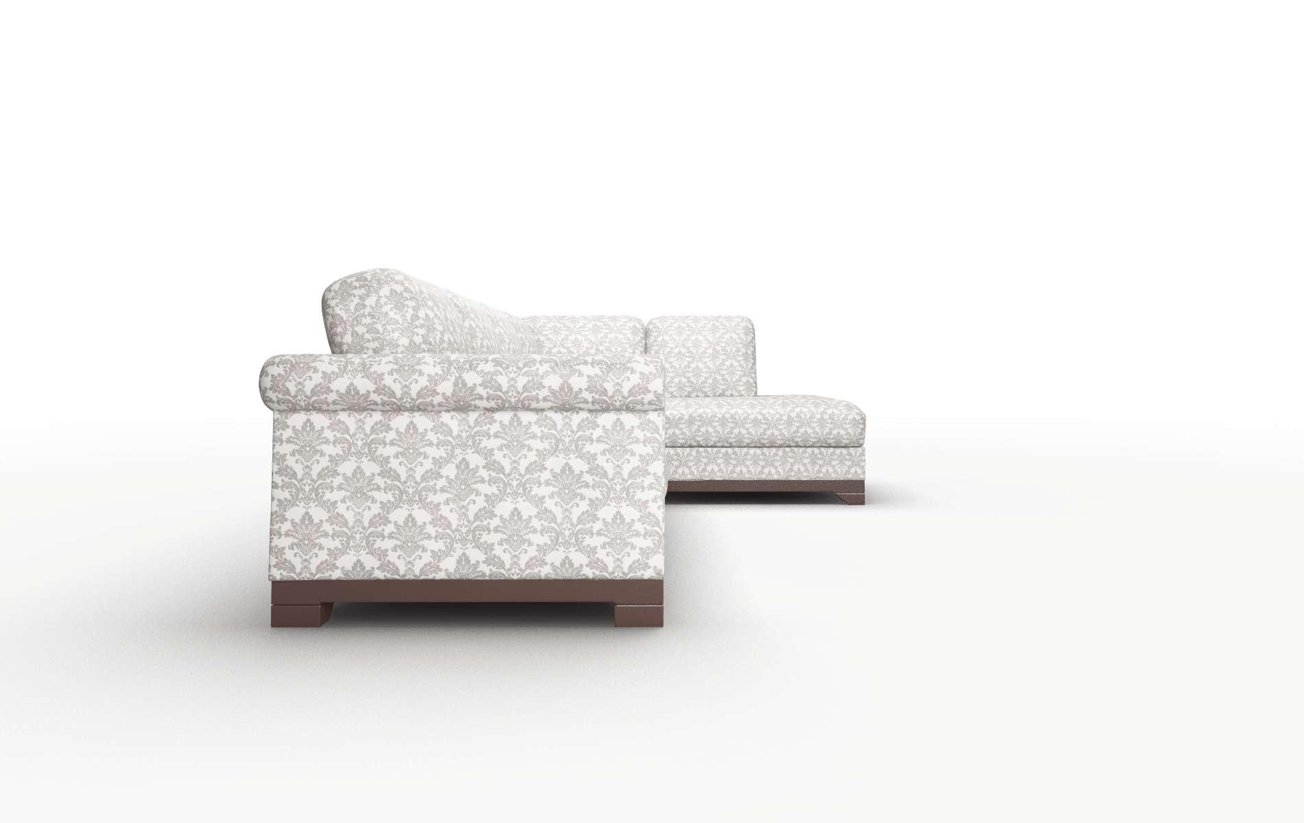 Denver Bergamo Dove Panel espresso legs 3