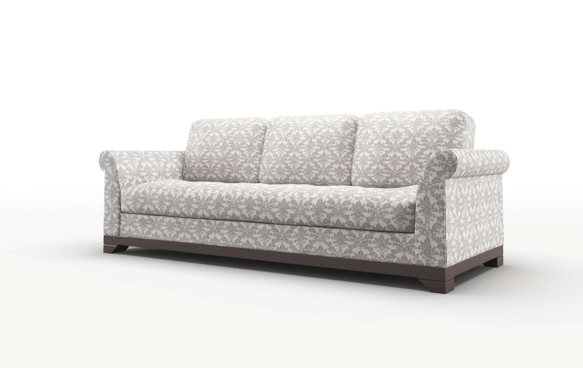 Denver Bergamo Dove Sofa espresso legs 4